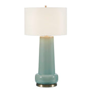 Uttermost Claudin Aqua Blue Table Lamp