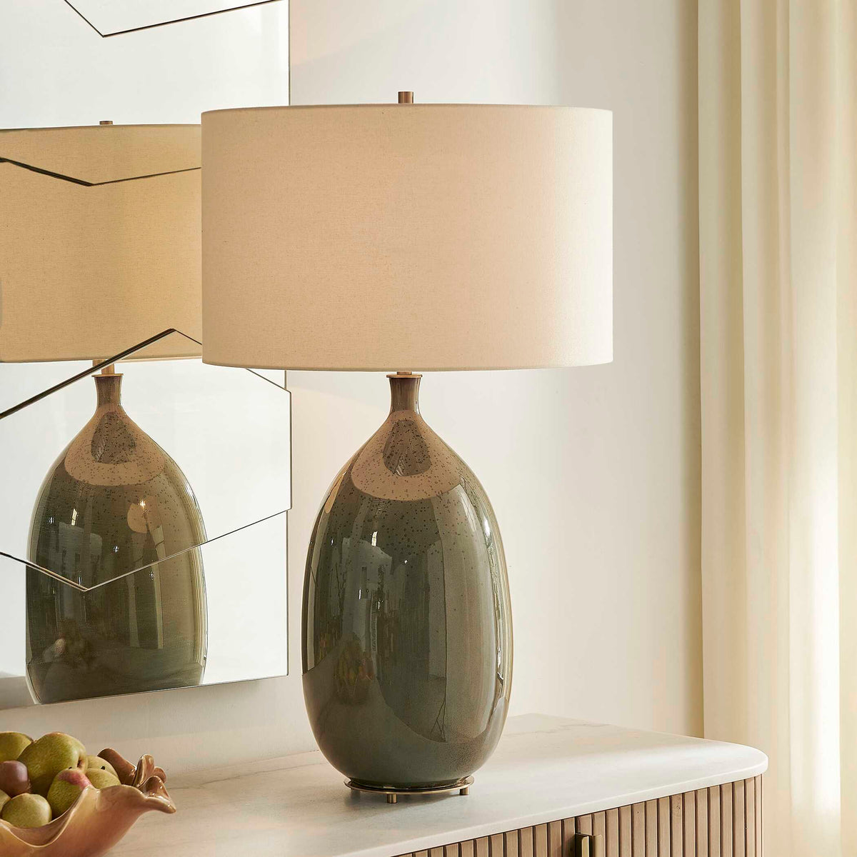 Uttermost Moultrie Warm Gray Table Lamp
