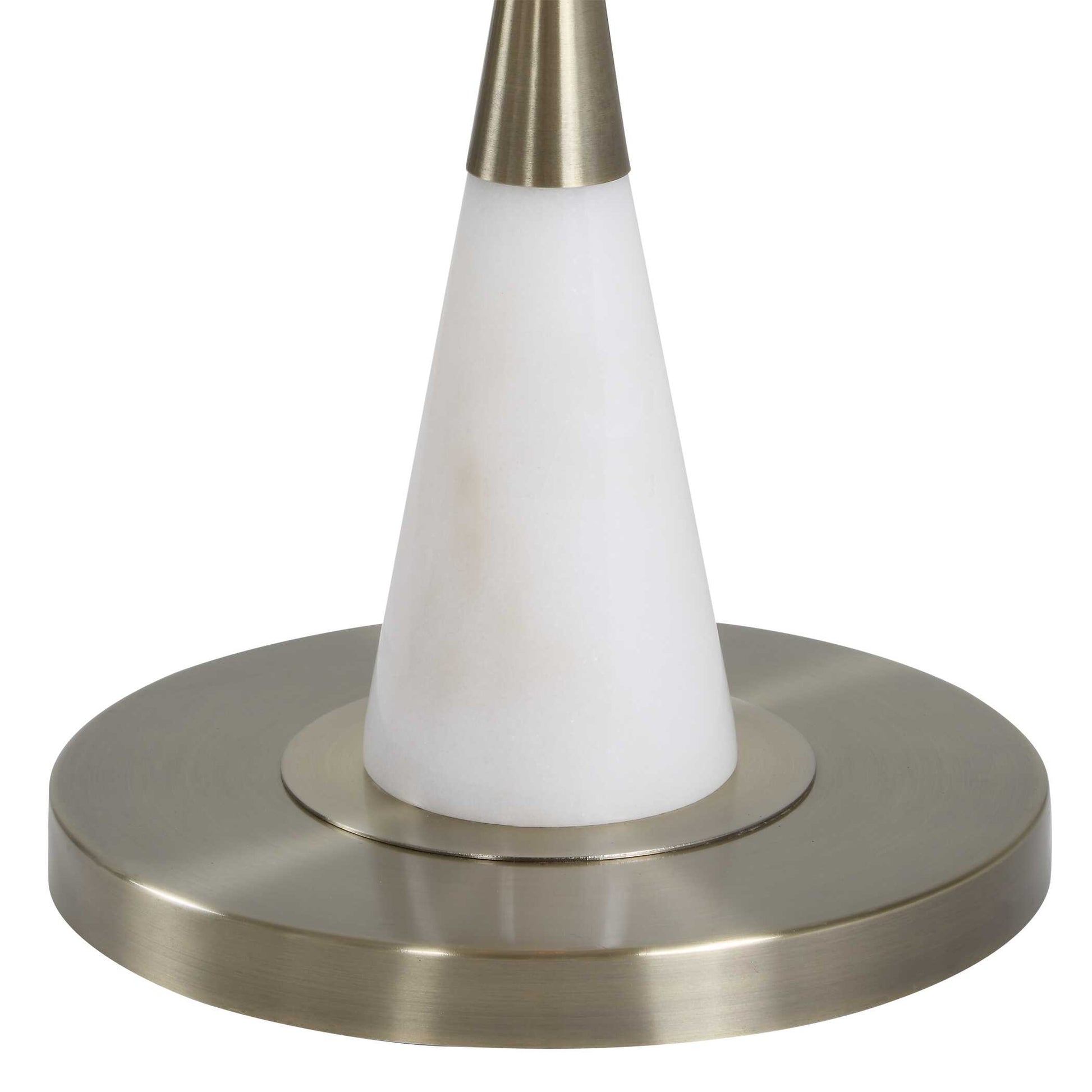 Yewbury Round Antique Brass Floor Lamp