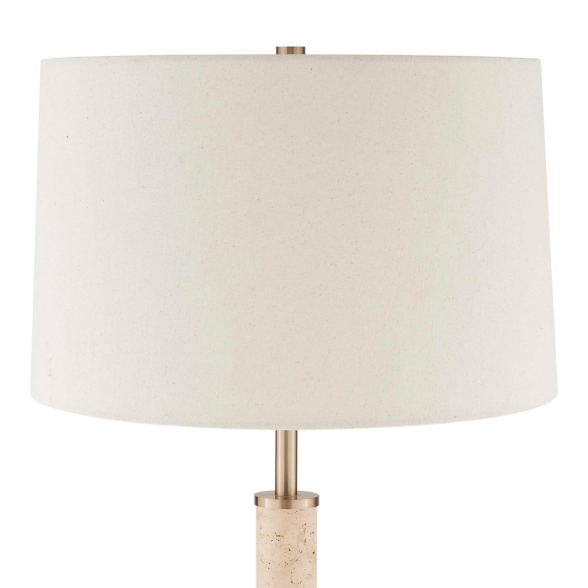 Uttermost Verlaine Travertine Floor Lamp