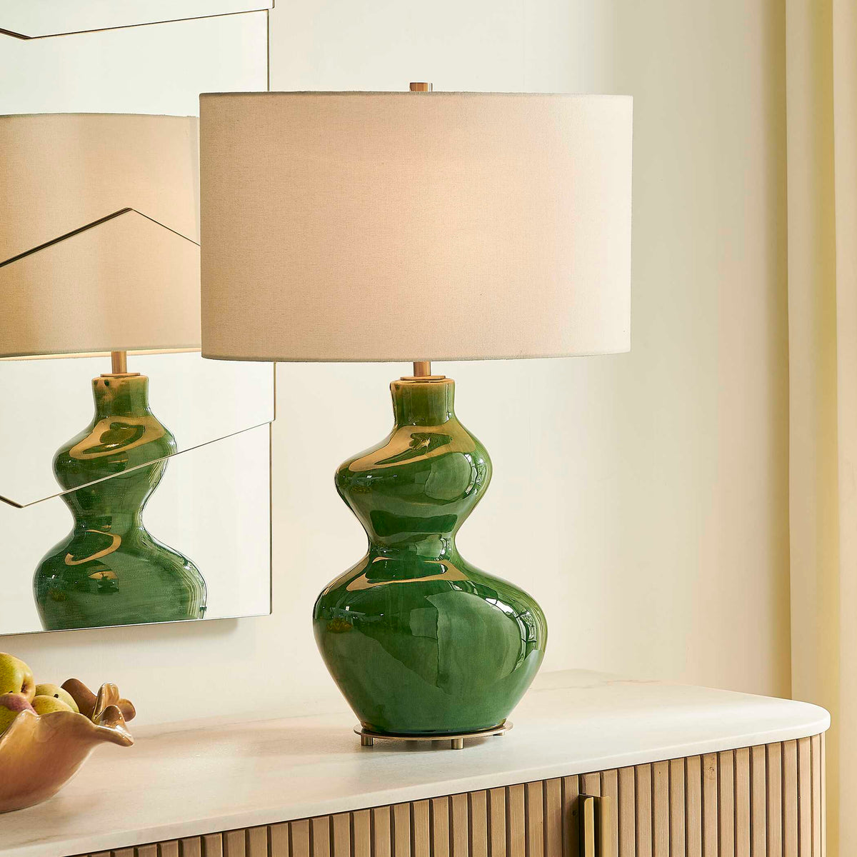 Uttermost Esall Dark Green Table Lamp