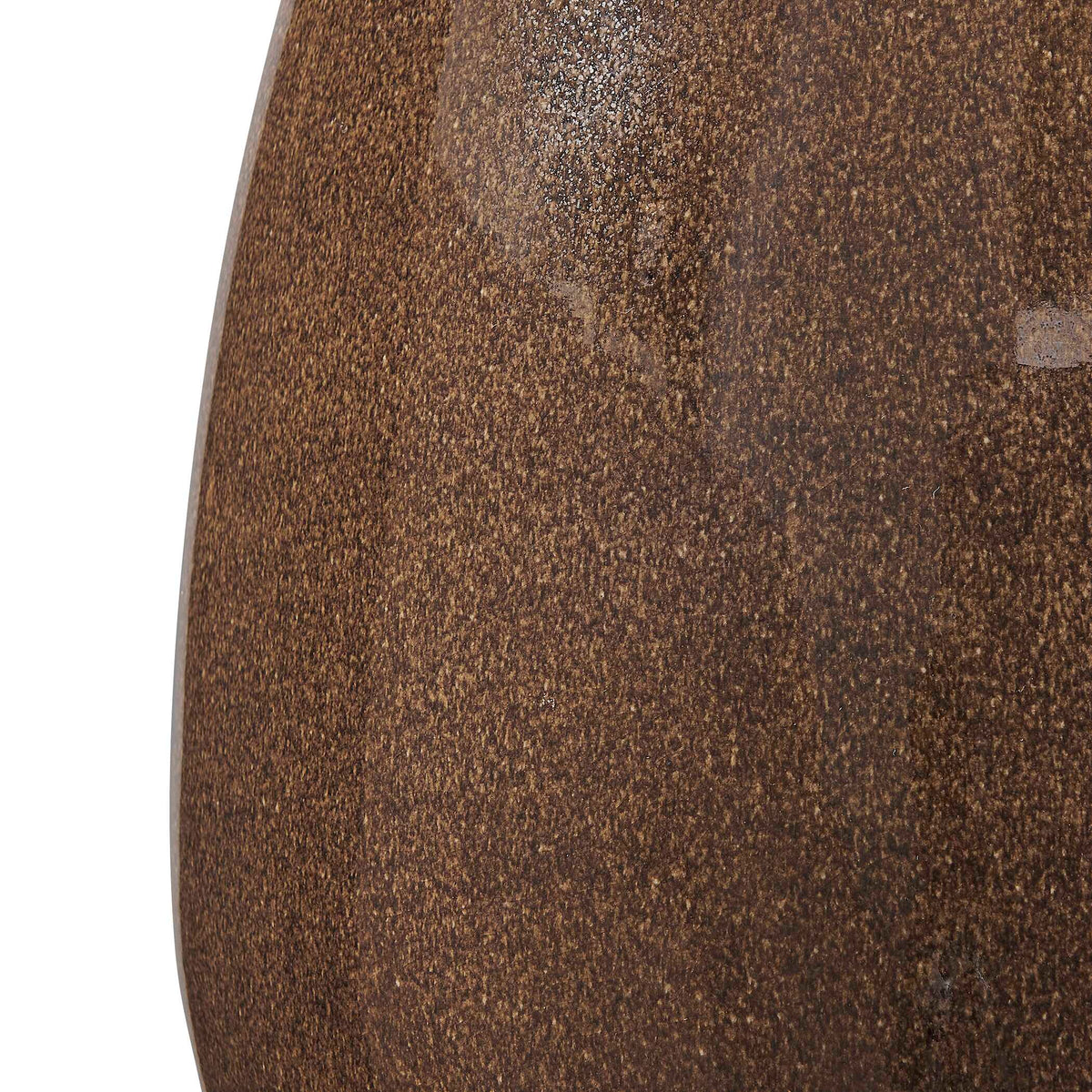 Uttermost Vinson Glossy Brown Table Lamp