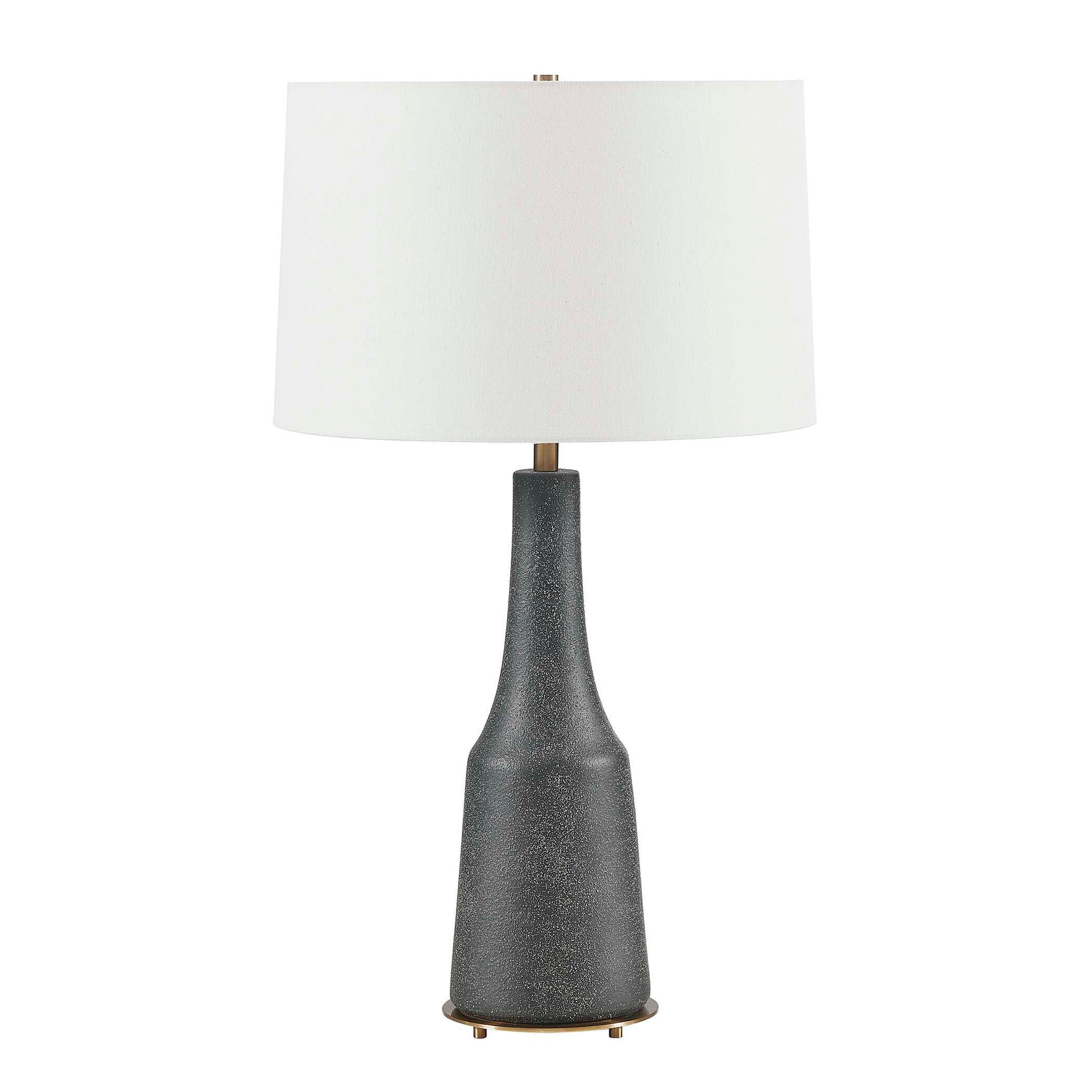 Uttermost Slovis Dark Gray Table Lamp