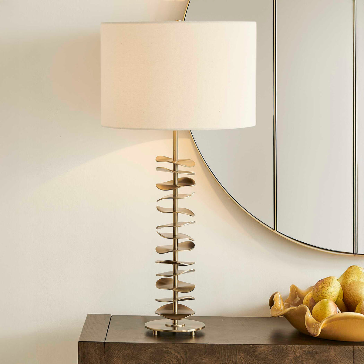 Uttermost Akoa Metal Disc Table Lamp