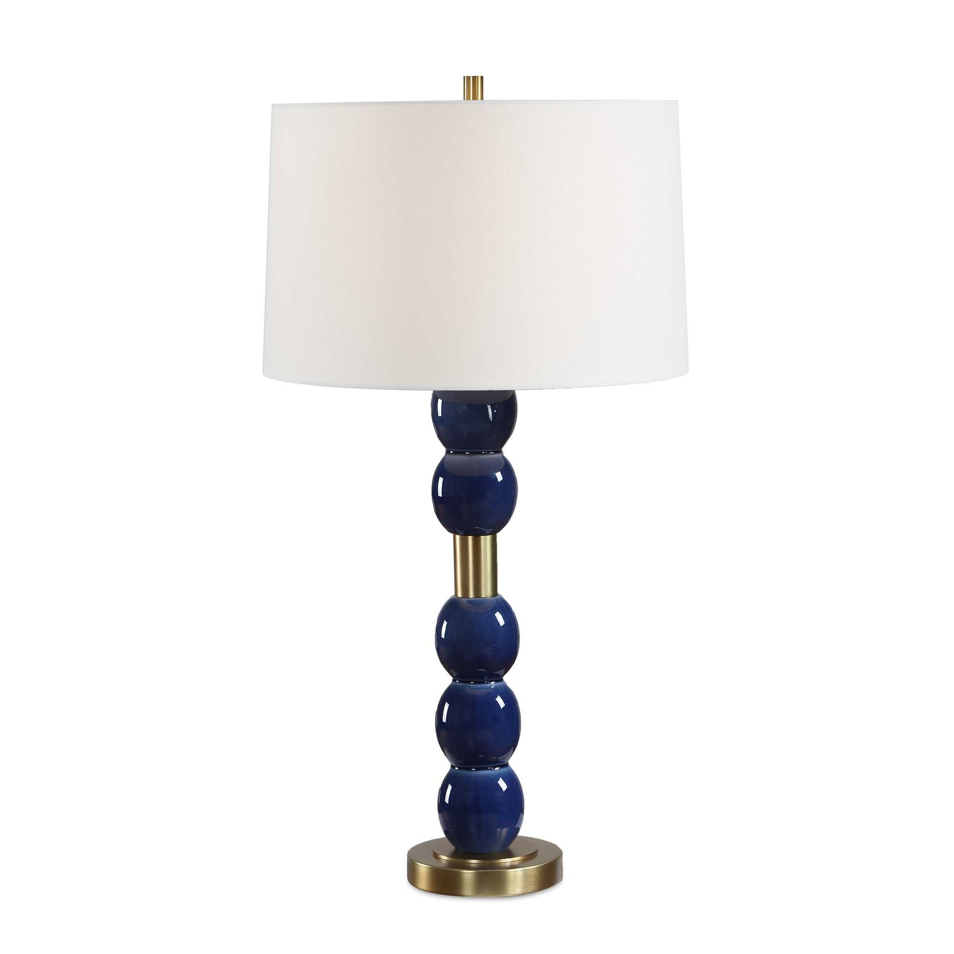 Uttermost Bellore Blue Glaze Table Lamp
