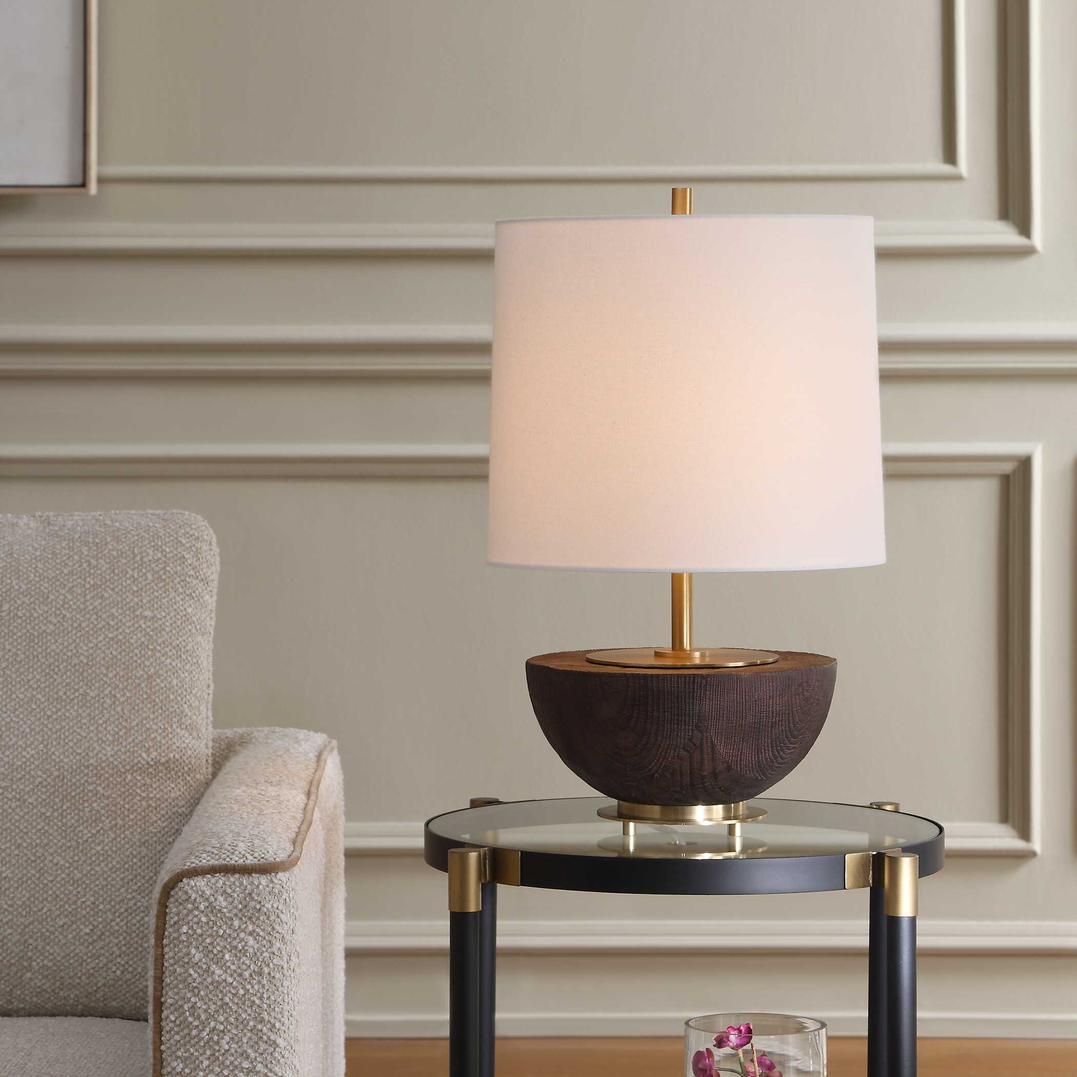 Uttermost Kalo Semi-Circular Table Lamp