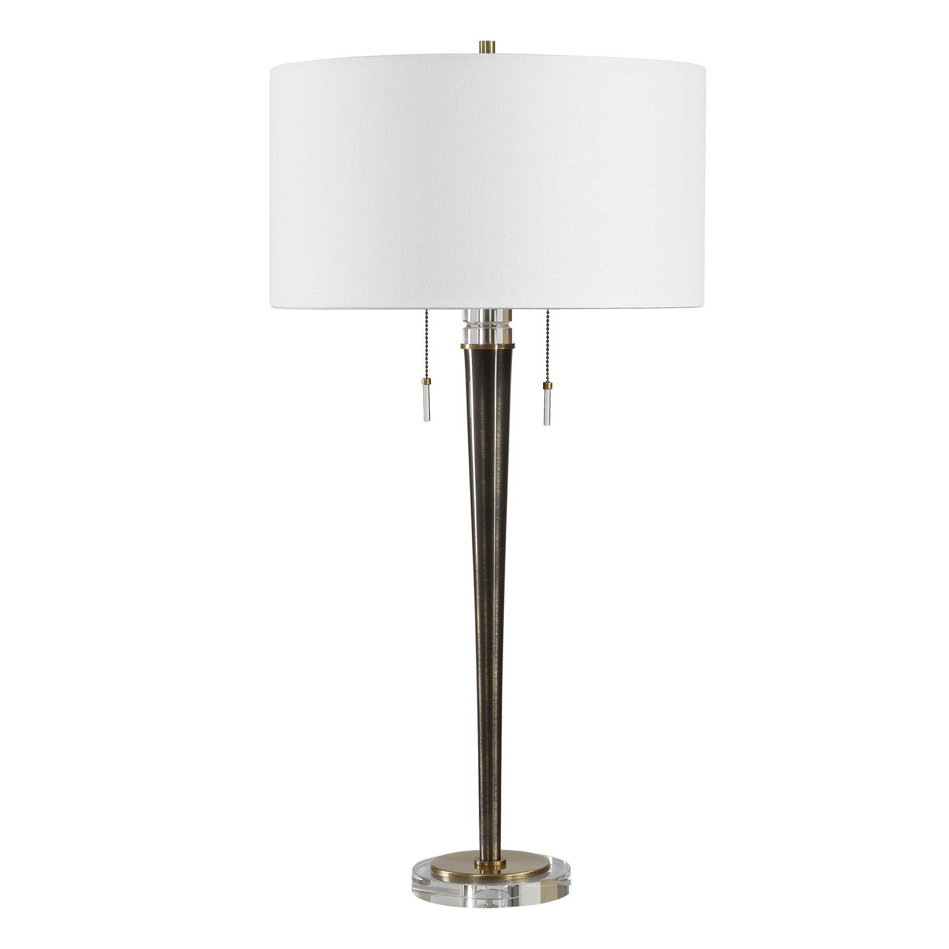 Uttermost Winchester Antique Brass Table Lamp