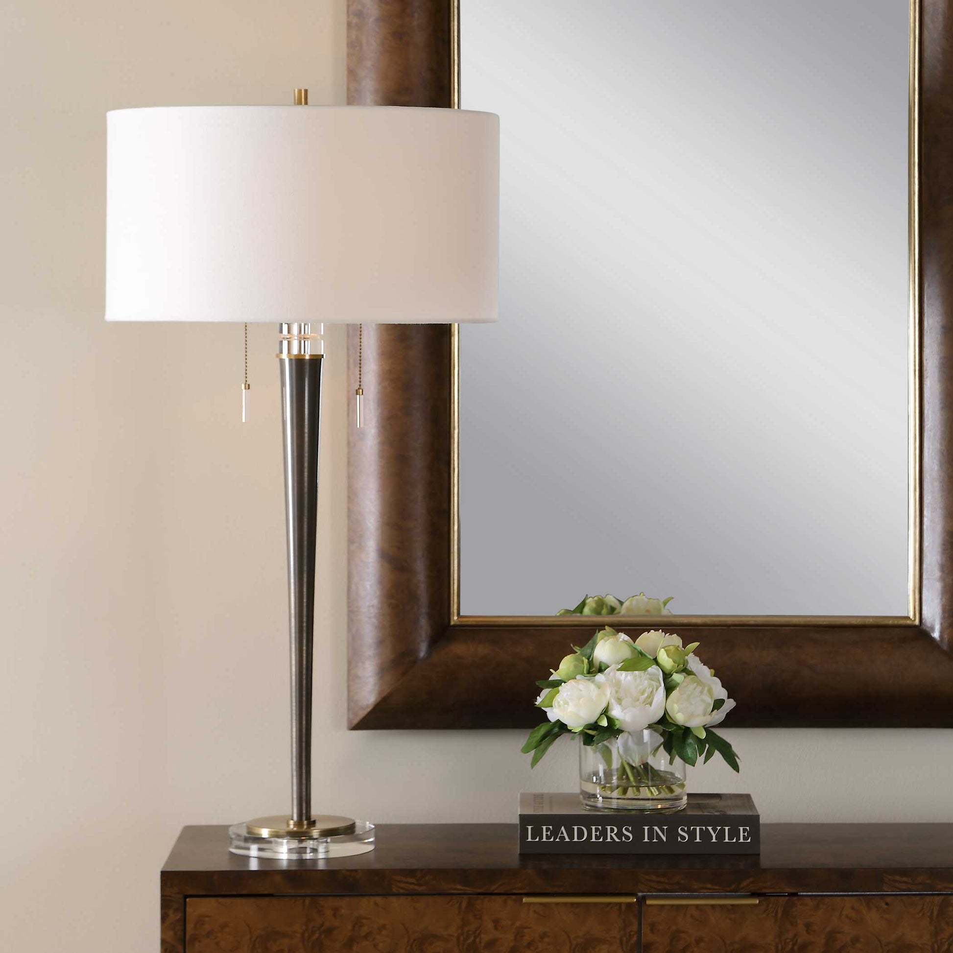 Uttermost Winchester Antique Brass Table Lamp