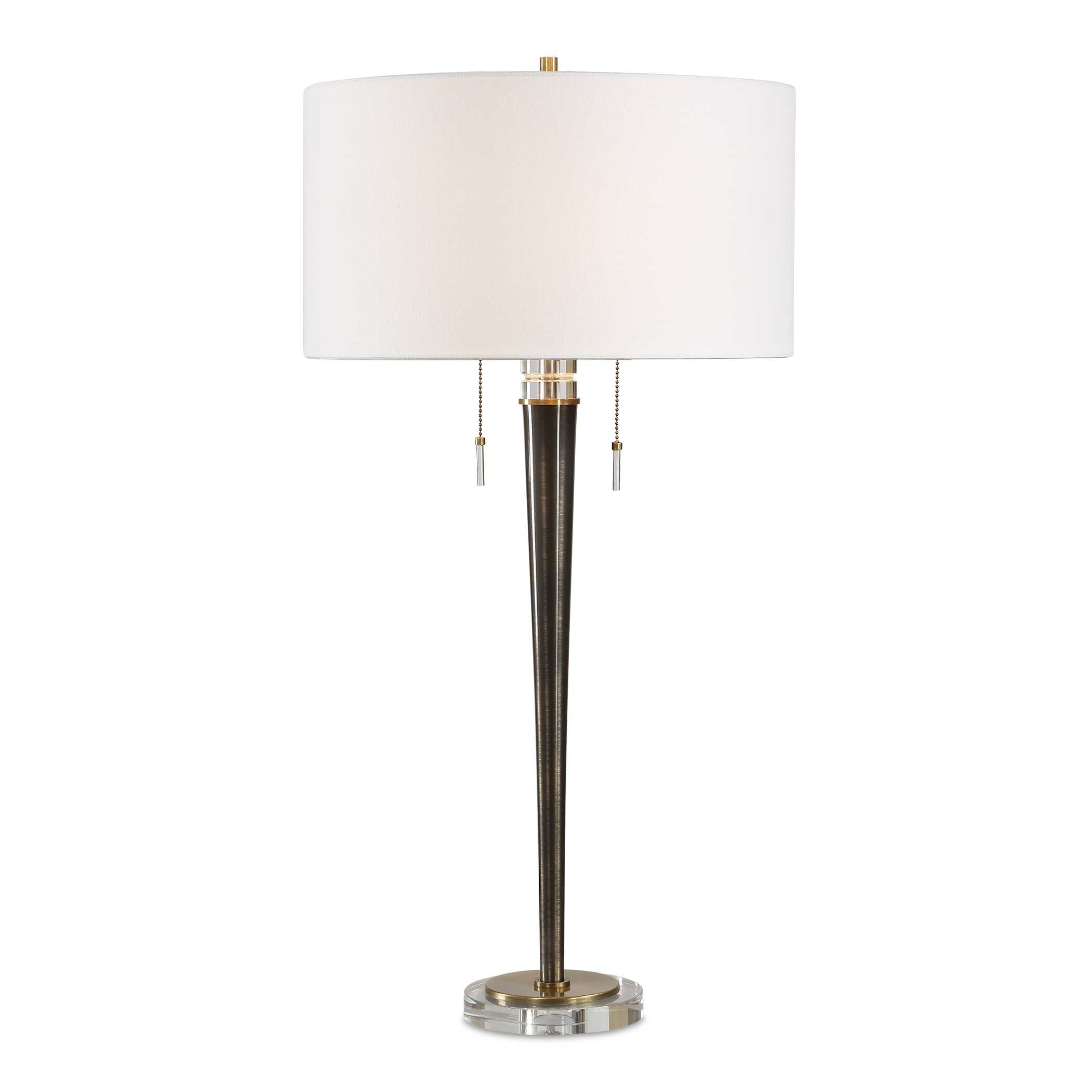 Uttermost Winchester Antique Brass Table Lamp