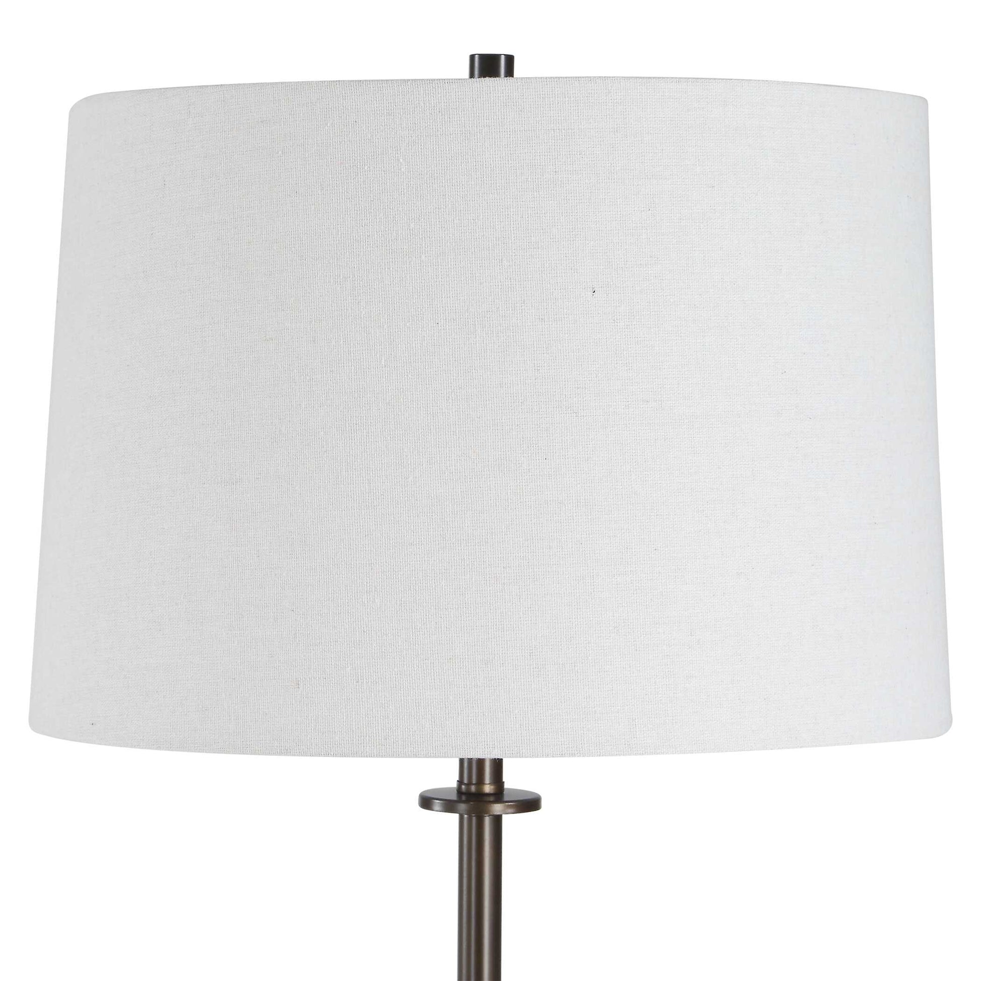 Braemar Dark Bronze Marble Floor Lamp