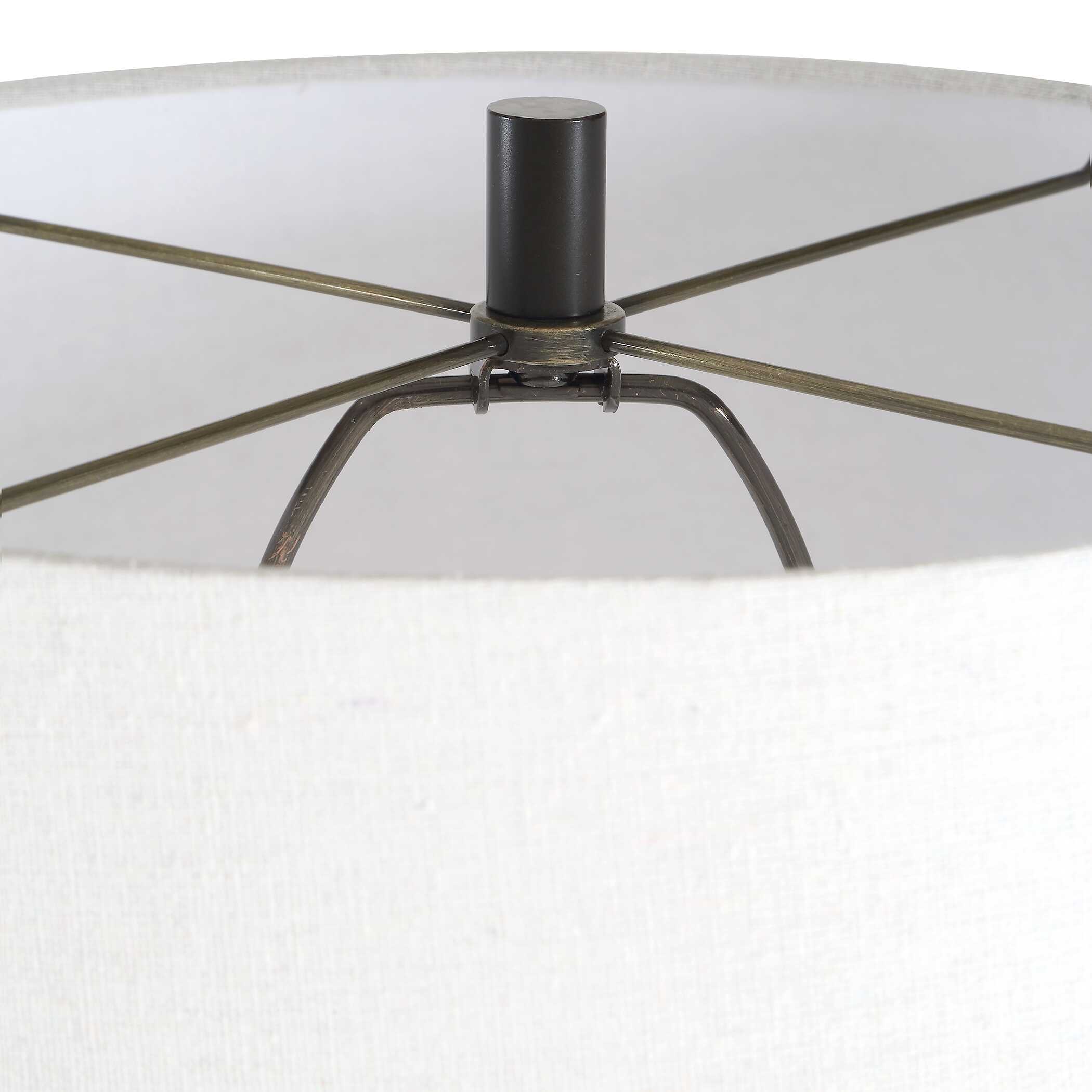 Braemar Dark Bronze Marble Floor Lamp