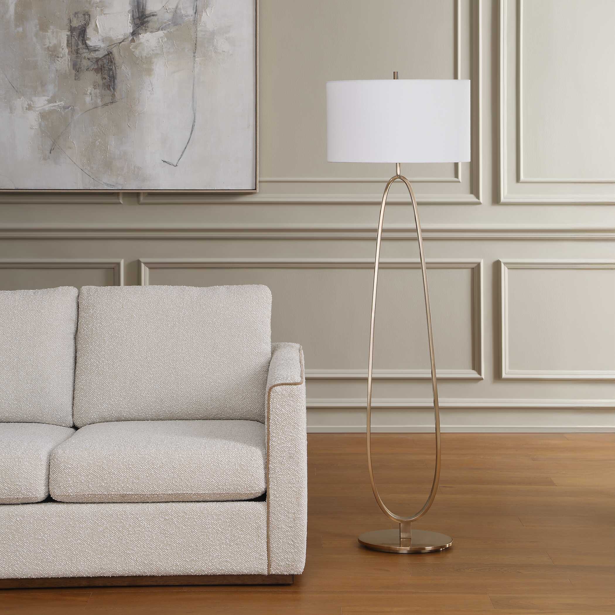Uttermost Tordin Geometric Floor Lamp