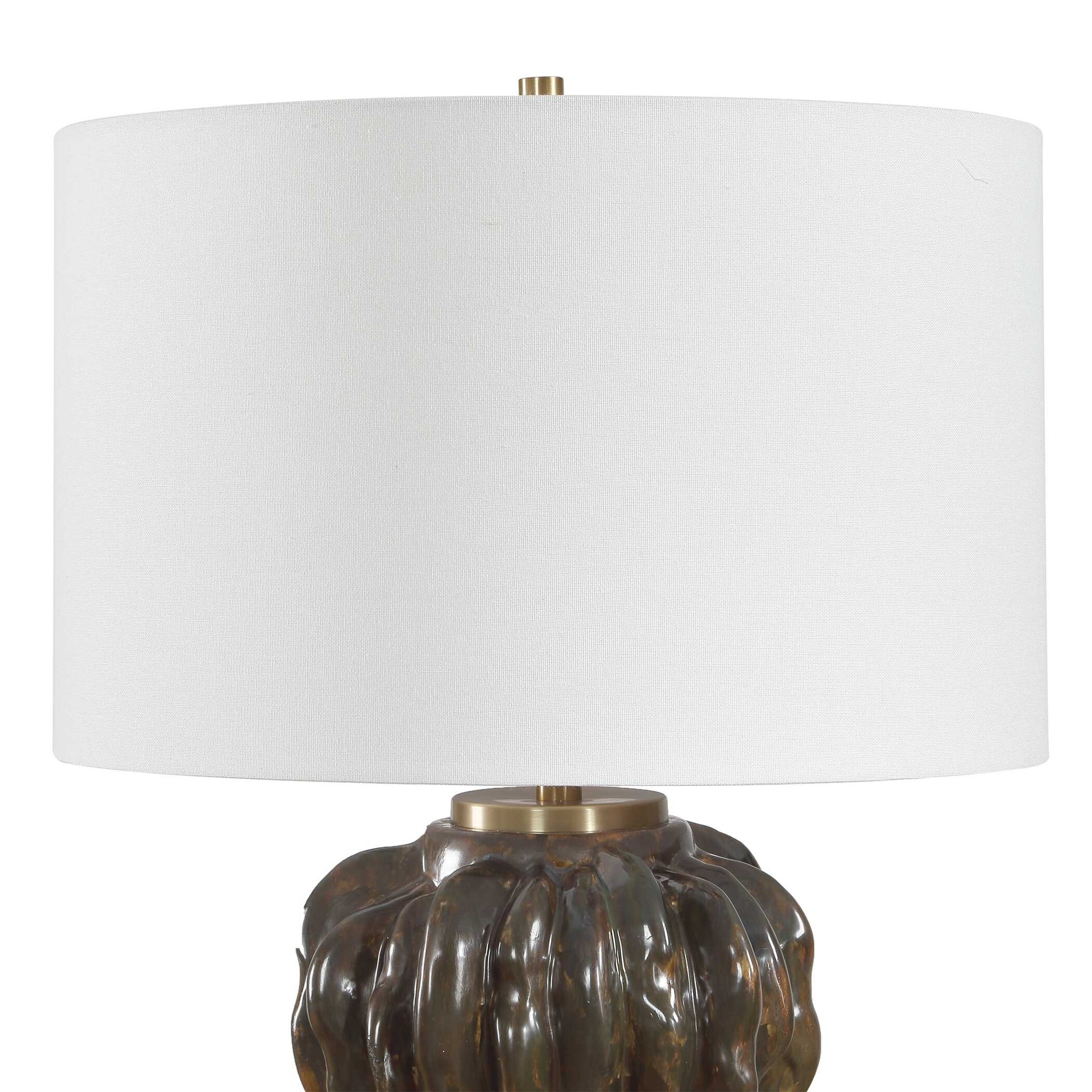Uttermost Jaudon Stacked Bronze Table Lamp