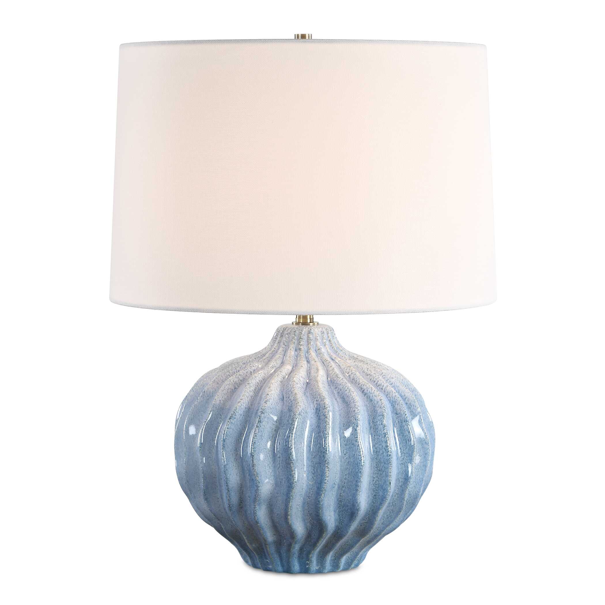 Eastbourne Blue Ceramic Table Lamp