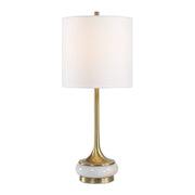 Uttermost Molena Brass & Pearly Stone Table Lamp