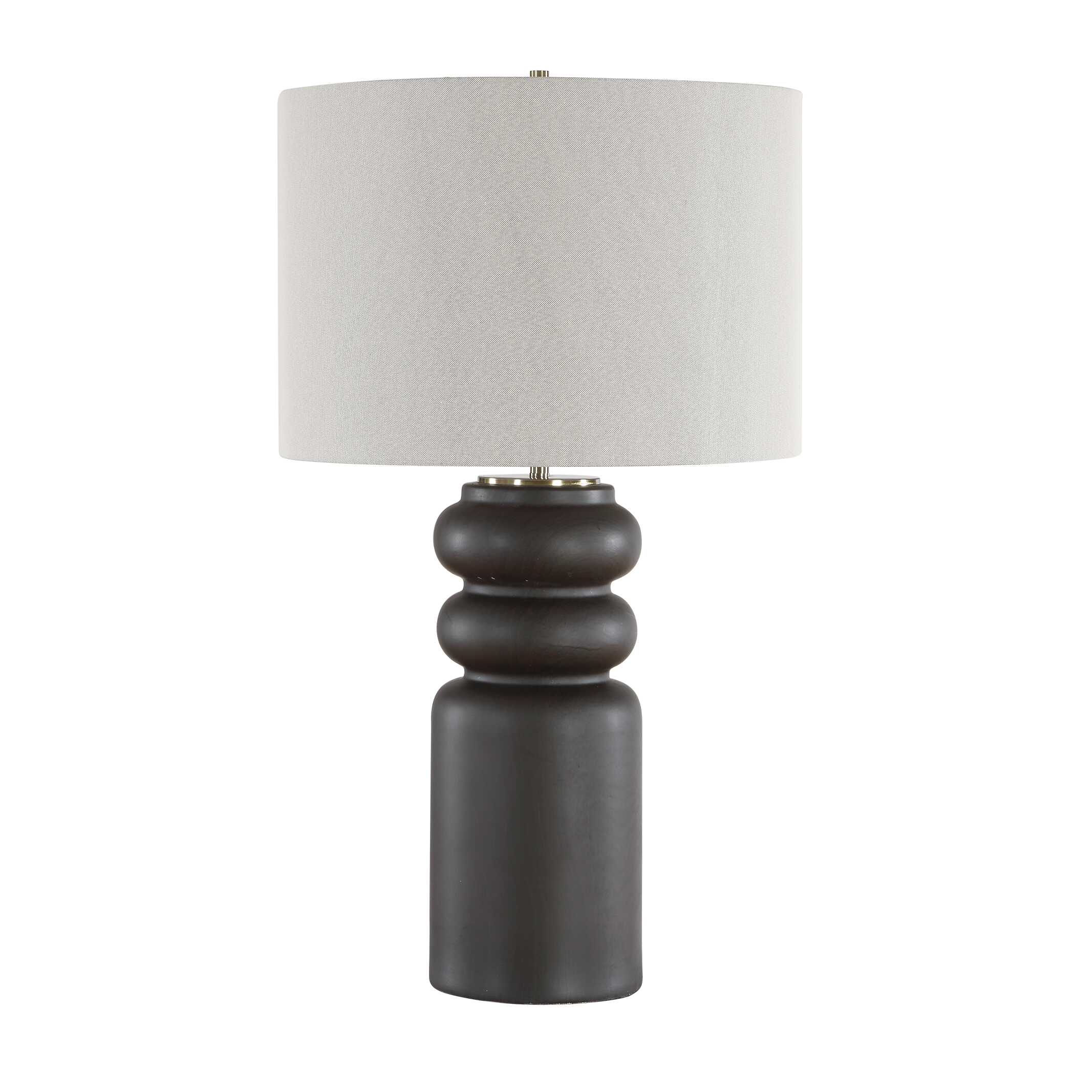Uttermost Macon Matte Black Table Lamp