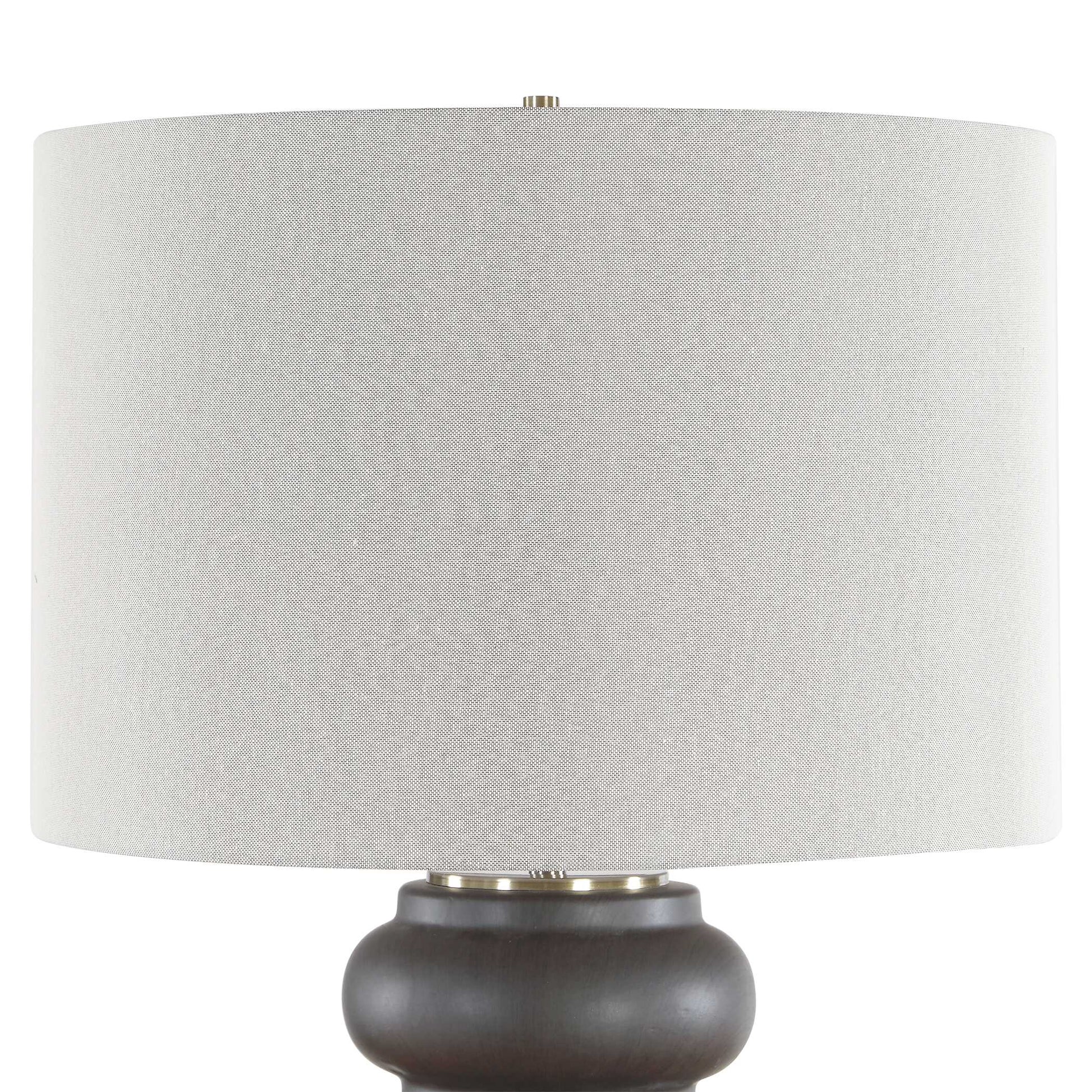 Uttermost Macon Matte Black Table Lamp