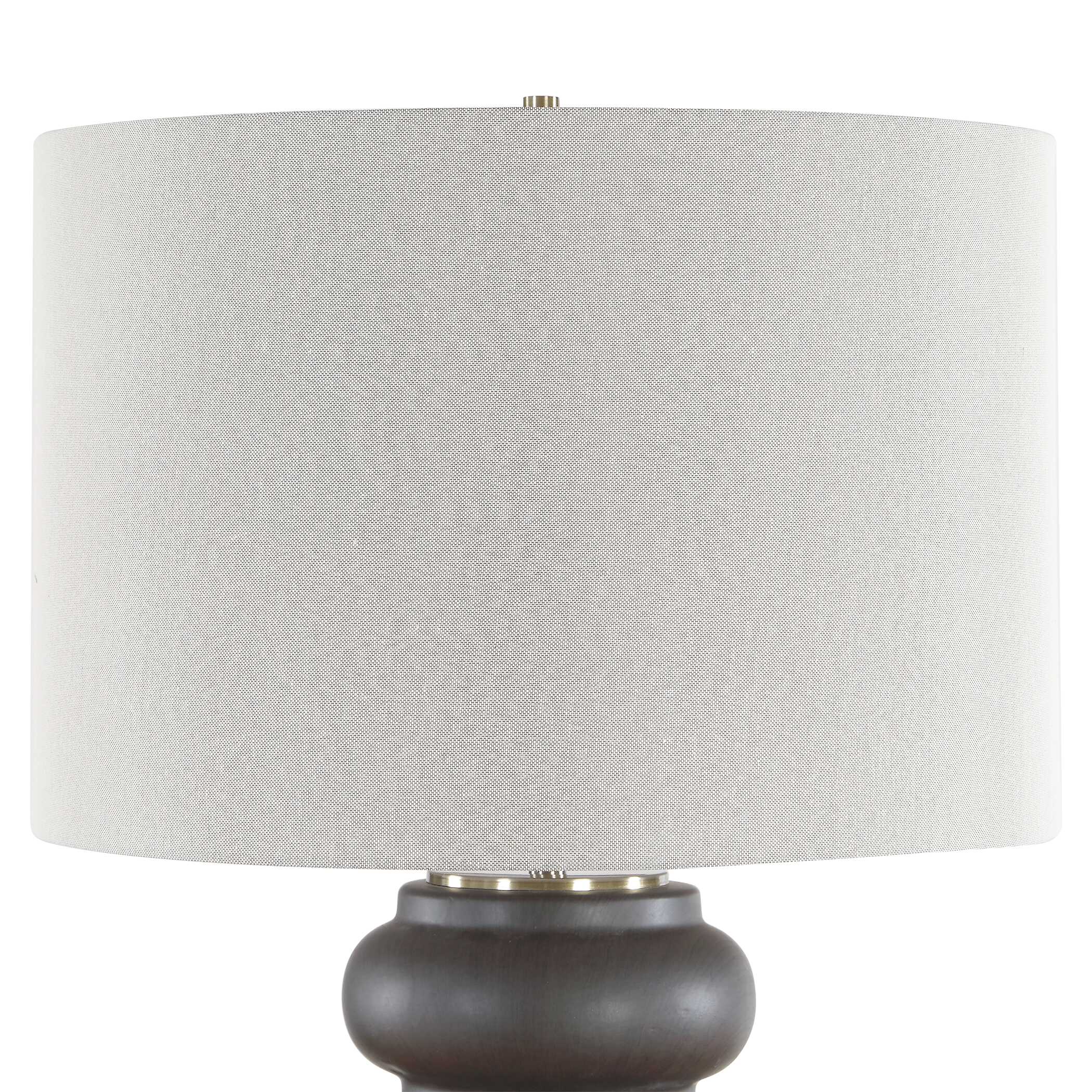 Uttermost Macon Matte Black Table Lamp