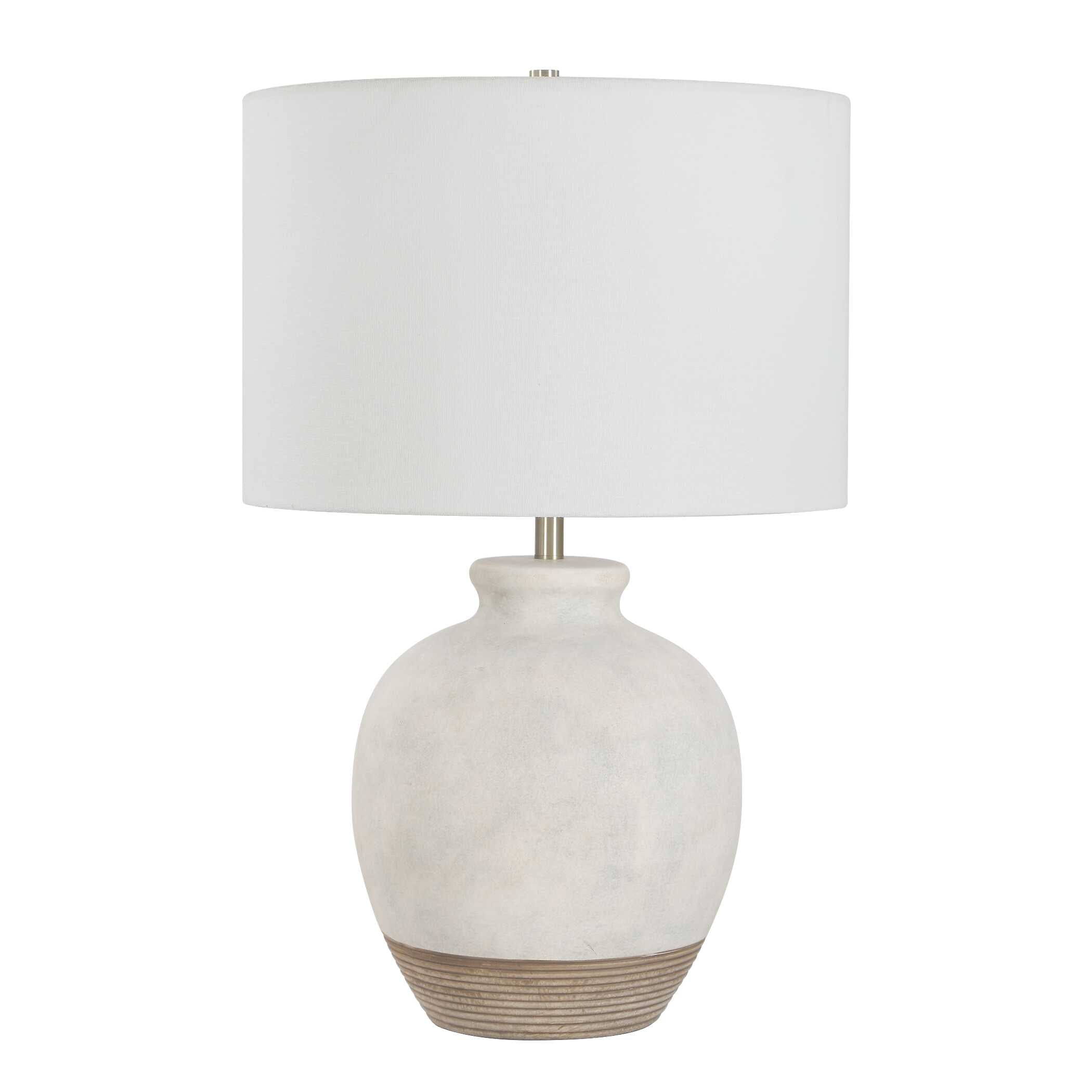 Dovecote White Ceramic Table Lamp
