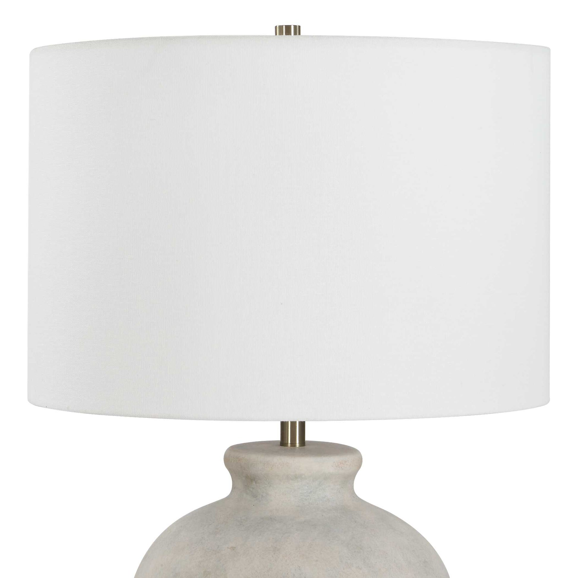 Dovecote White Ceramic Table Lamp