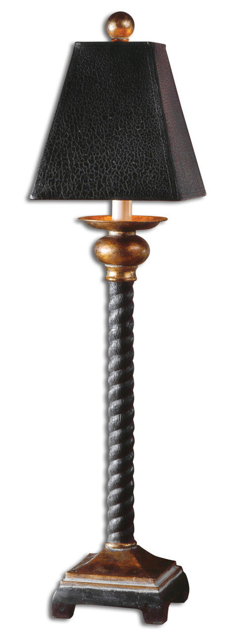 Uttermost Bellcord Black Buffet Lamp,29007