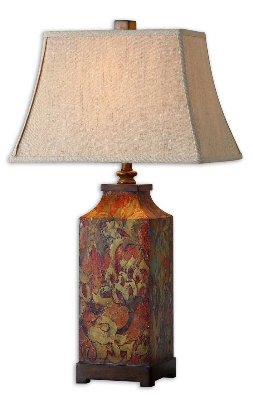 Uttermost Colorful Flowers Table Lamp,27678