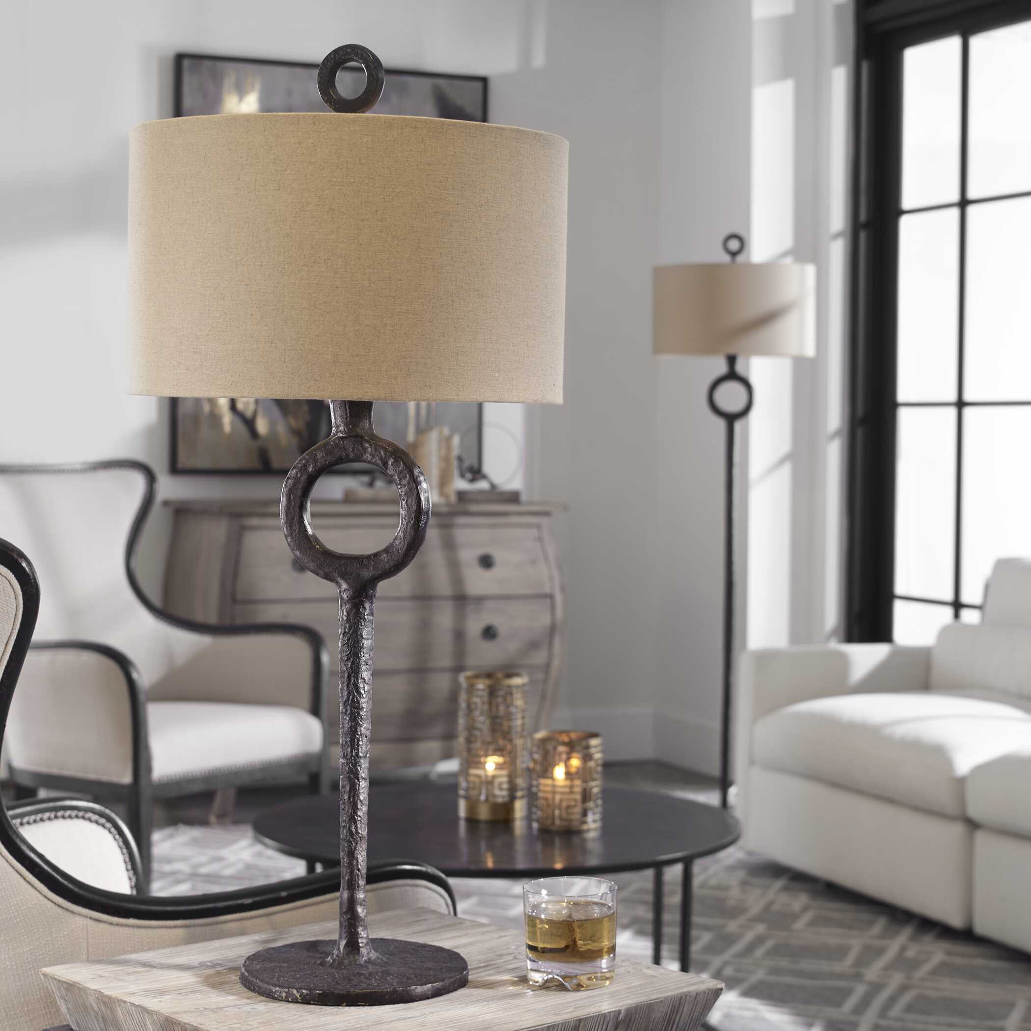 Uttermost Ferro Cast Iron Table Lamp