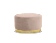Pillbox Pouf Low