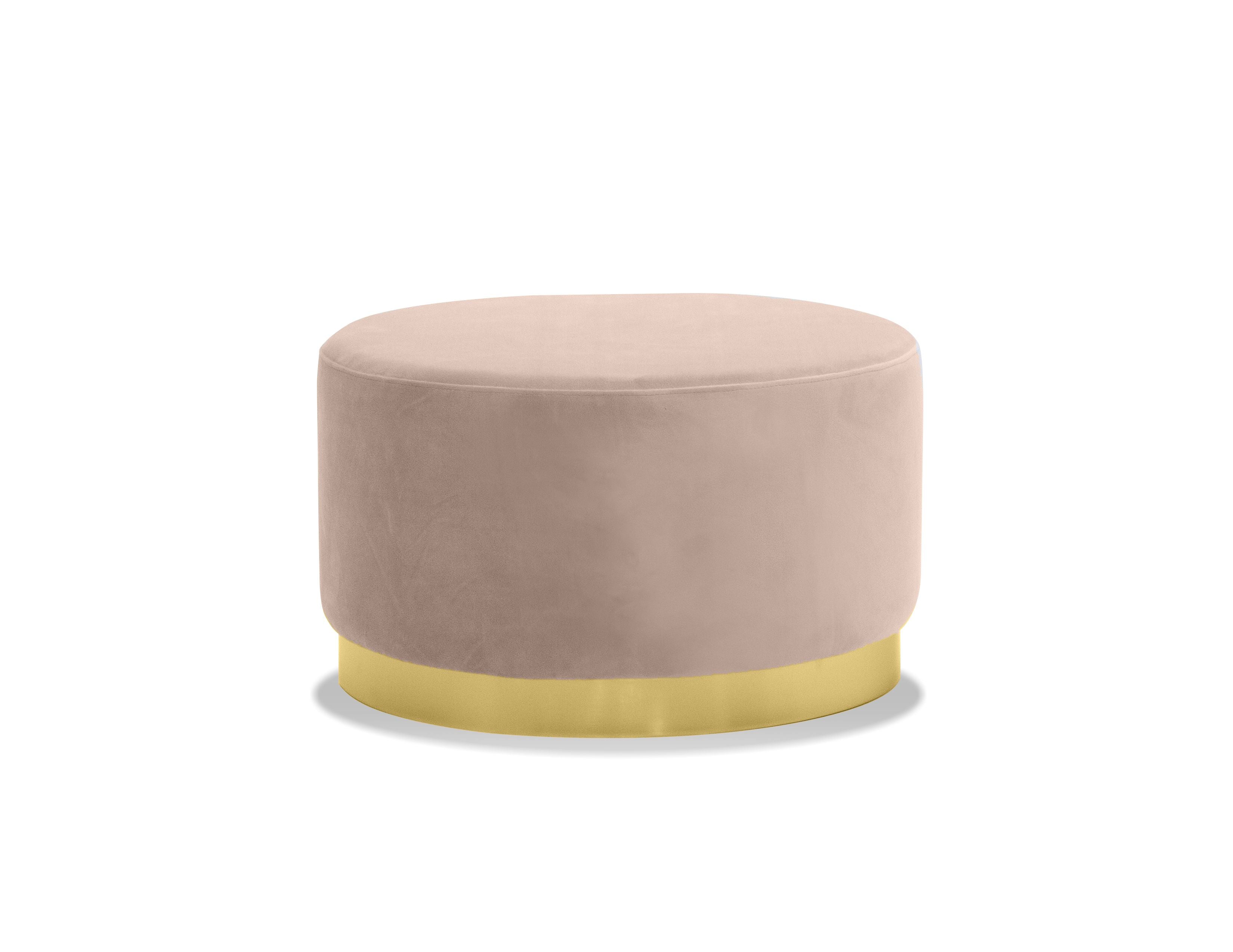 Pillbox Pouf Low