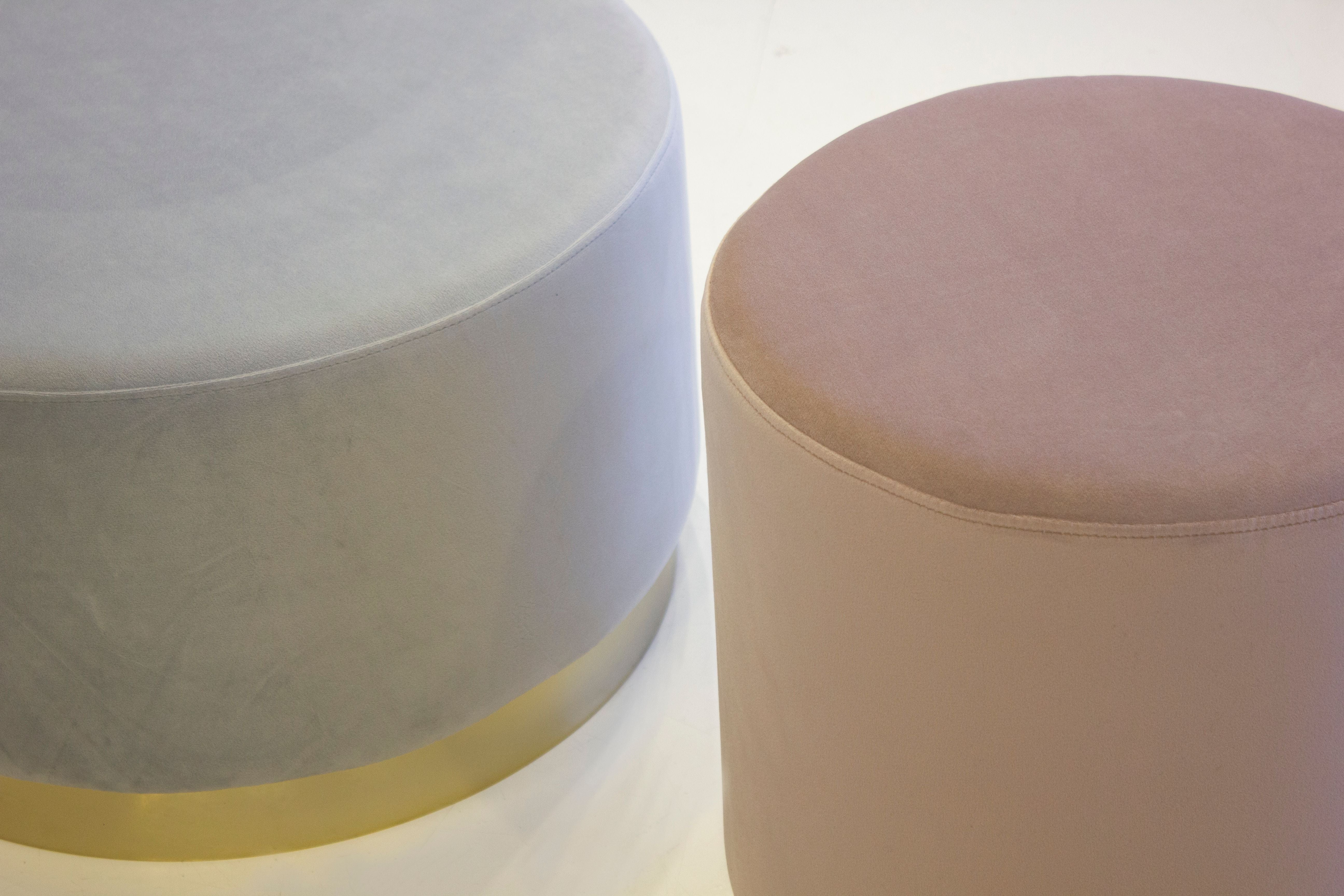 Pillbox Pouf Low