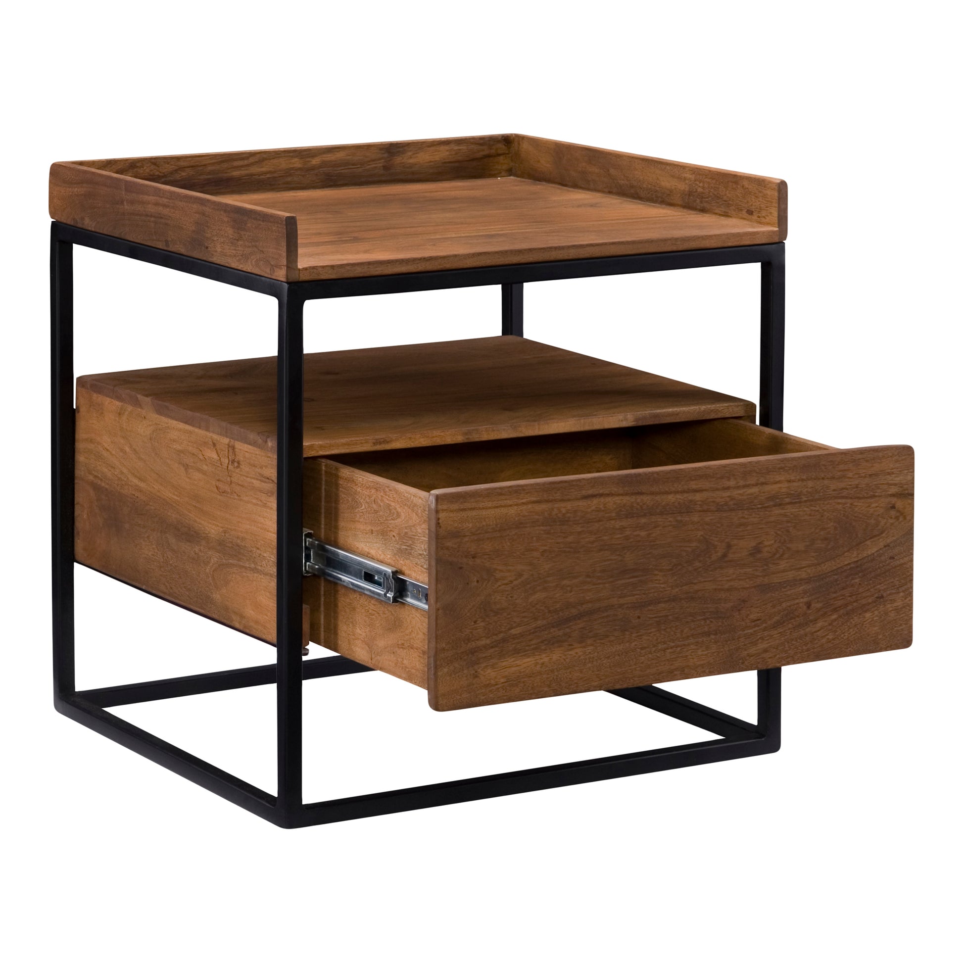 Vancouver Side Table Light Brown by Moe's Home Collection - view 2