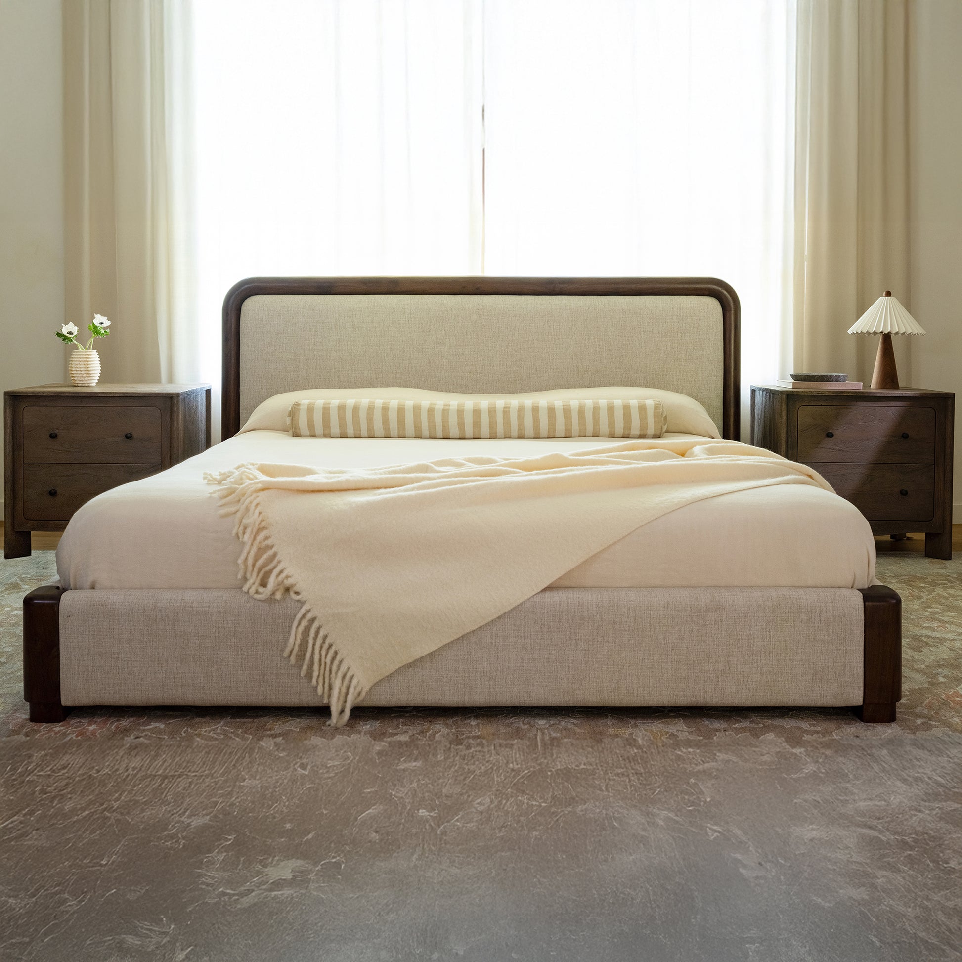Bower King Bed Brown by Moe's Home Collection - view 5