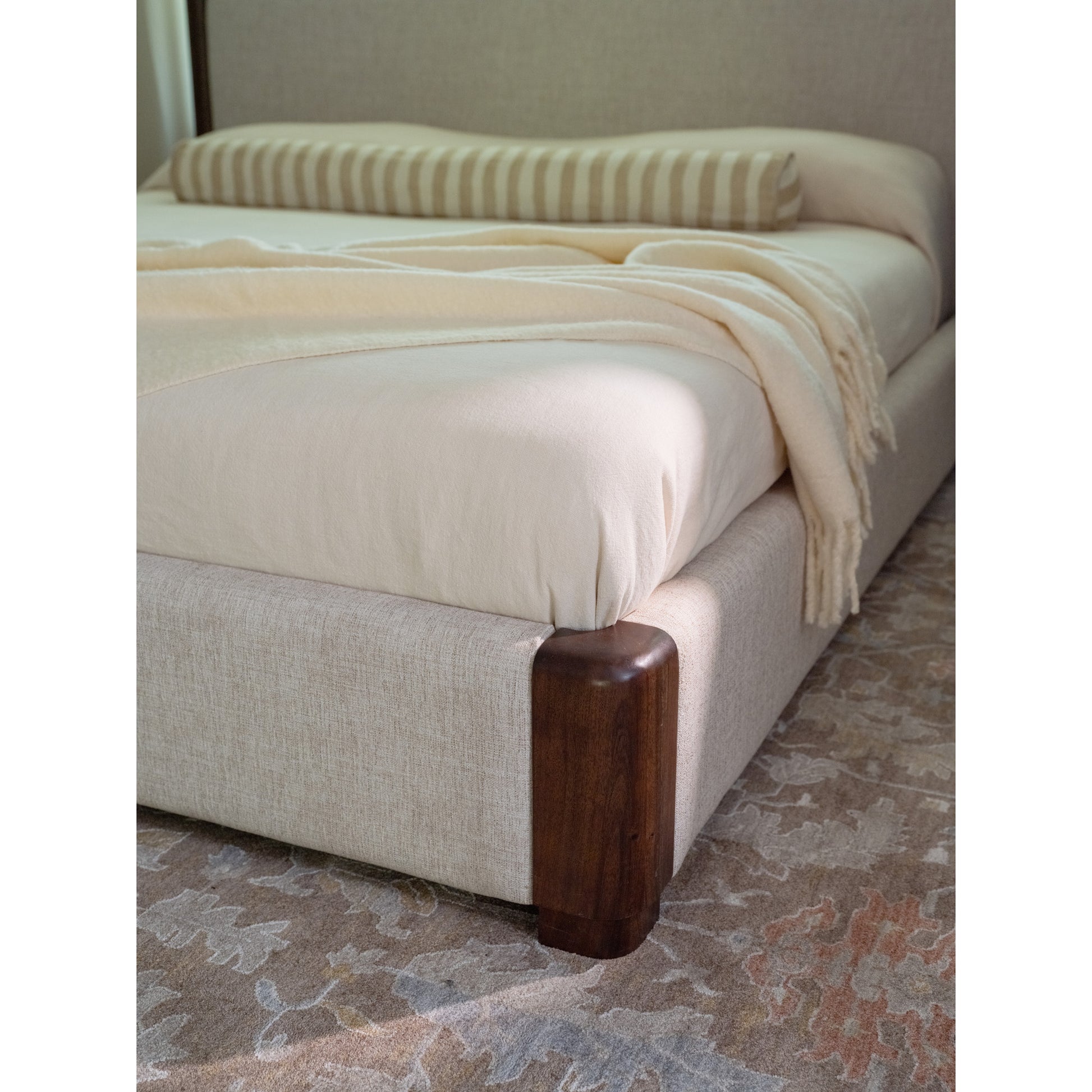 Bower King Bed Brown by Moe's Home Collection - view 3