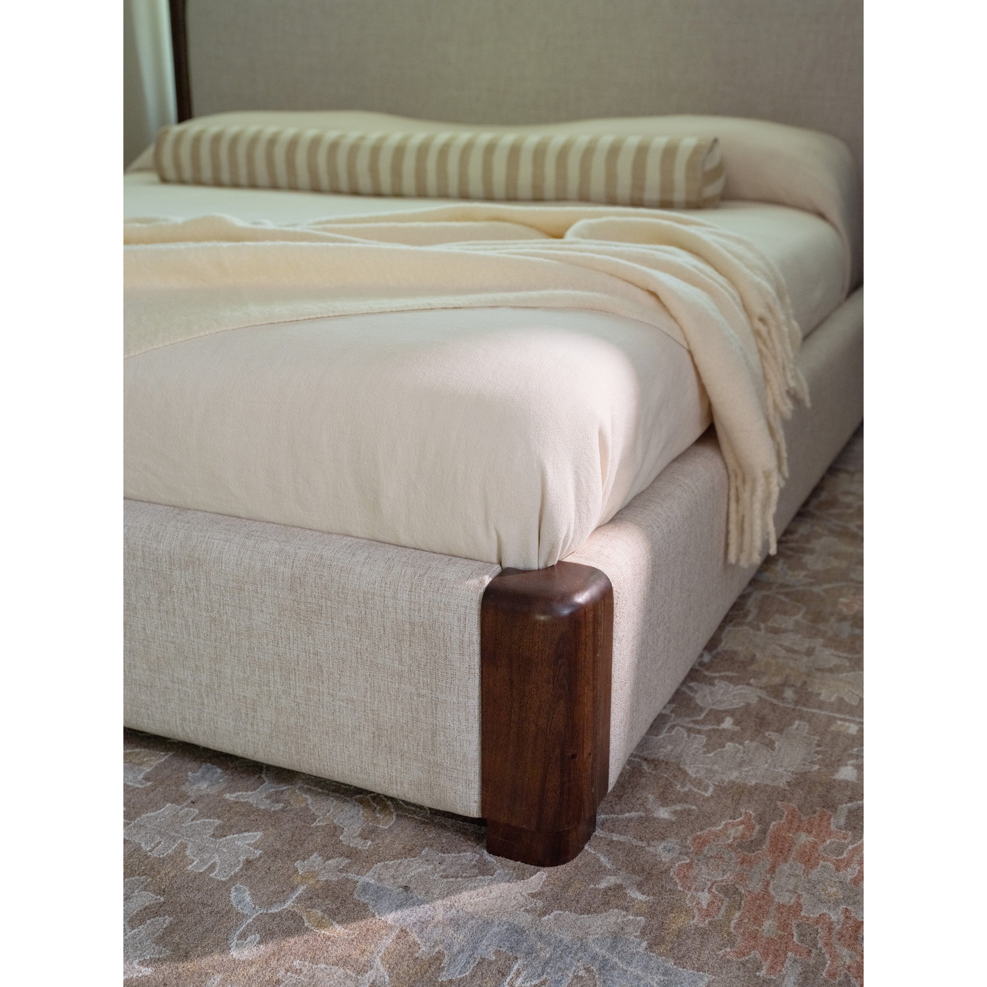 Bower King Bed Brown by Moe's Home Collection - view 3