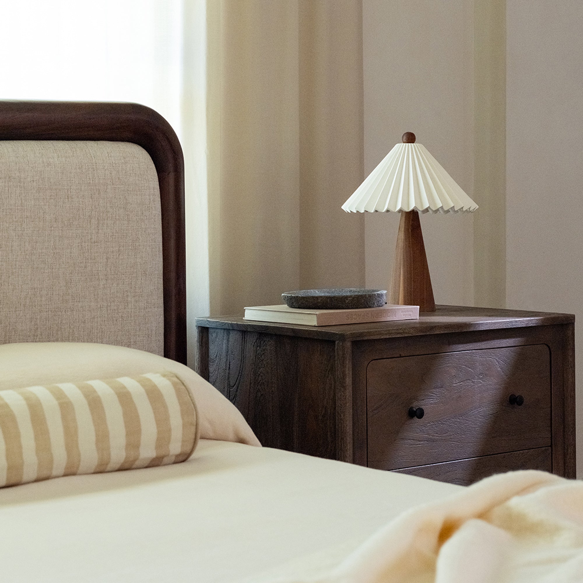 Bower Queen Bed Brown by Moe's Home Collection - view 2