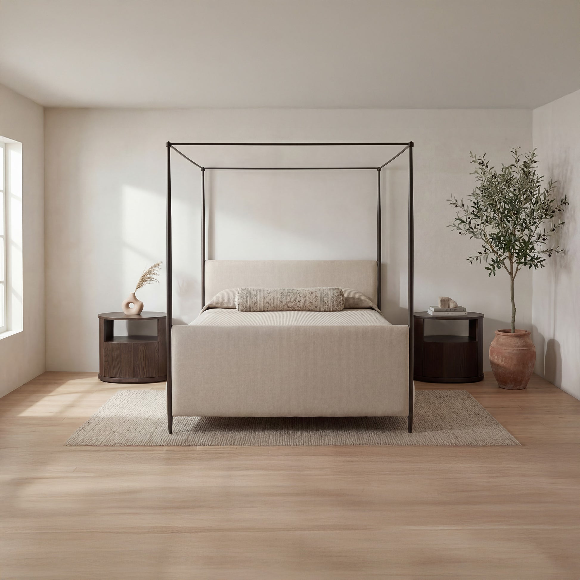 Viola King Bed Beige by Moe's Home Collection - view 2
