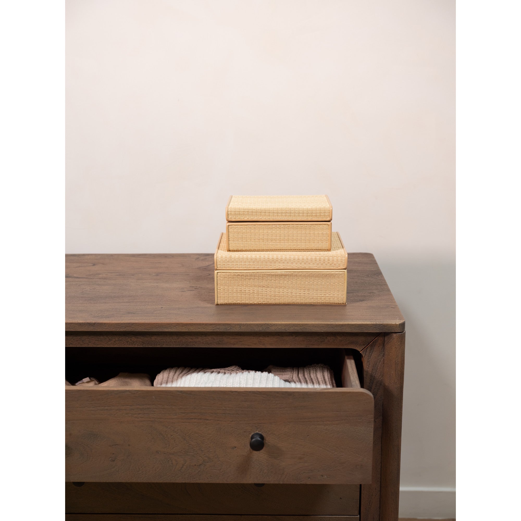 Mabel 6 Drawer Dresser Dark Brown by Moe's Home Collection - view 4