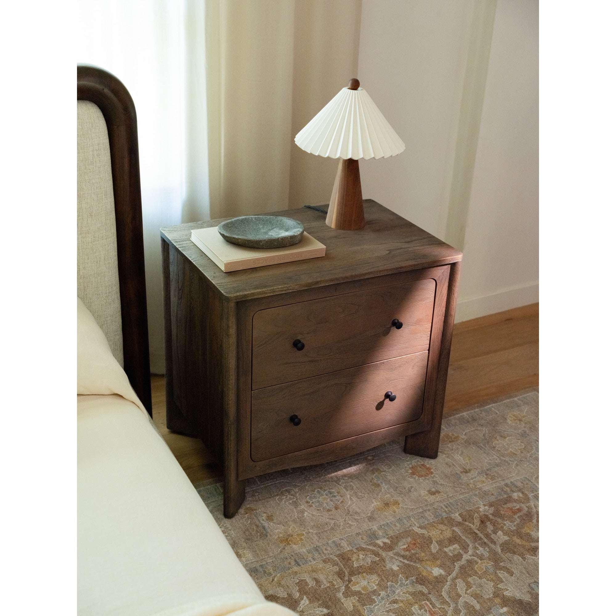 Mabel Nightstand Dark Brown by Moe's Home Collection - view 2