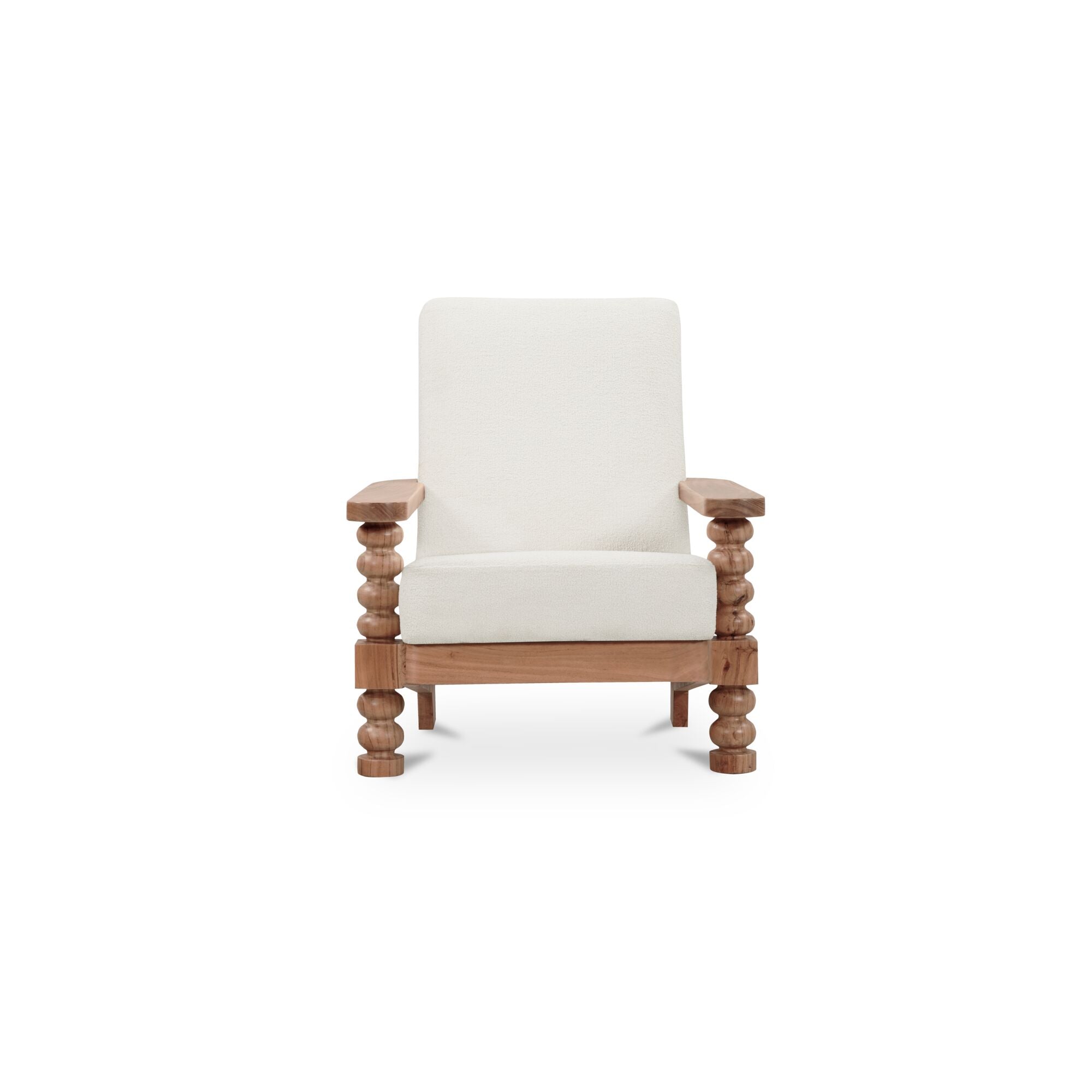 Ingrid Accent Chair Off White by Moe's Home Collection