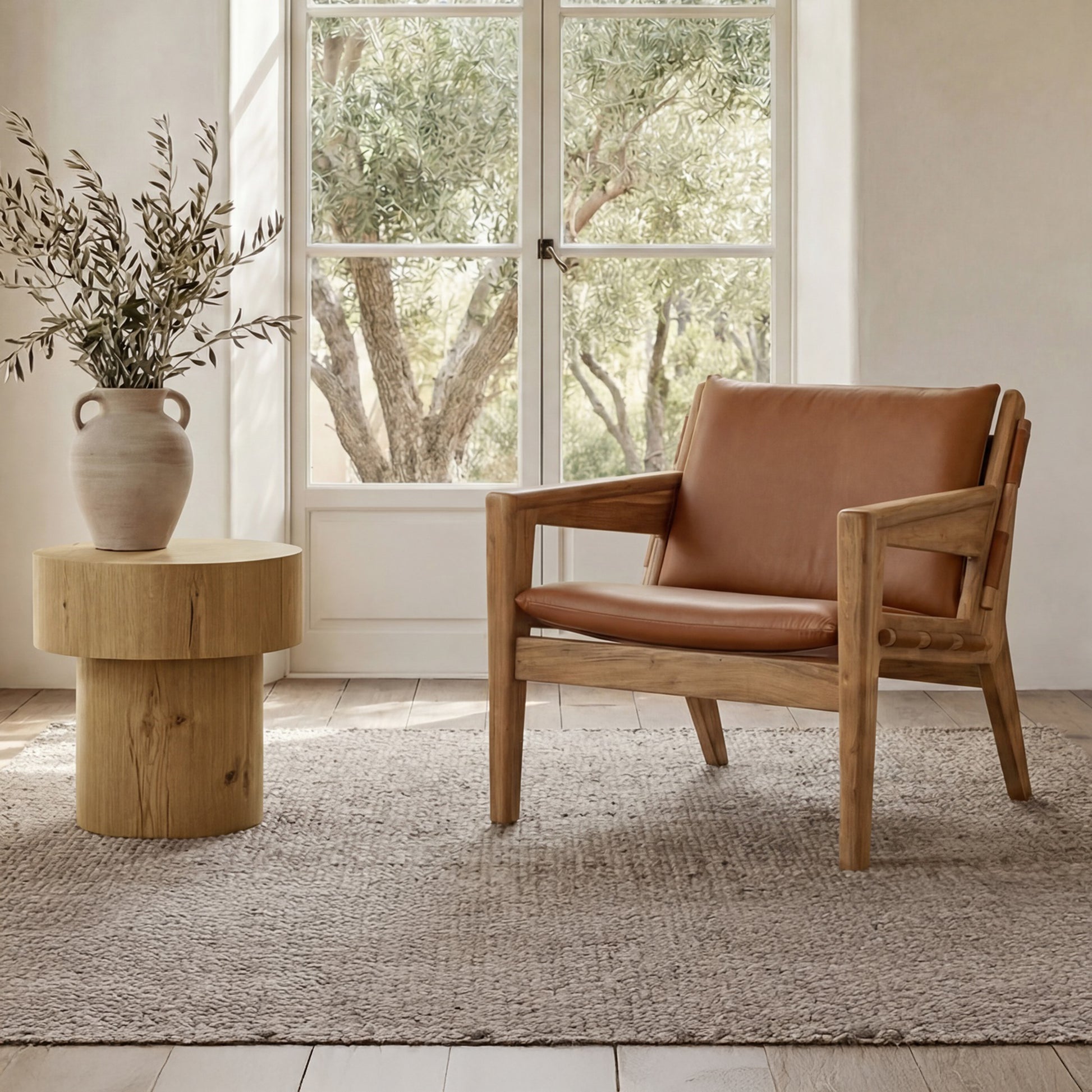 Baker Accent Chair Brown by Moe's Home Collection - view 2