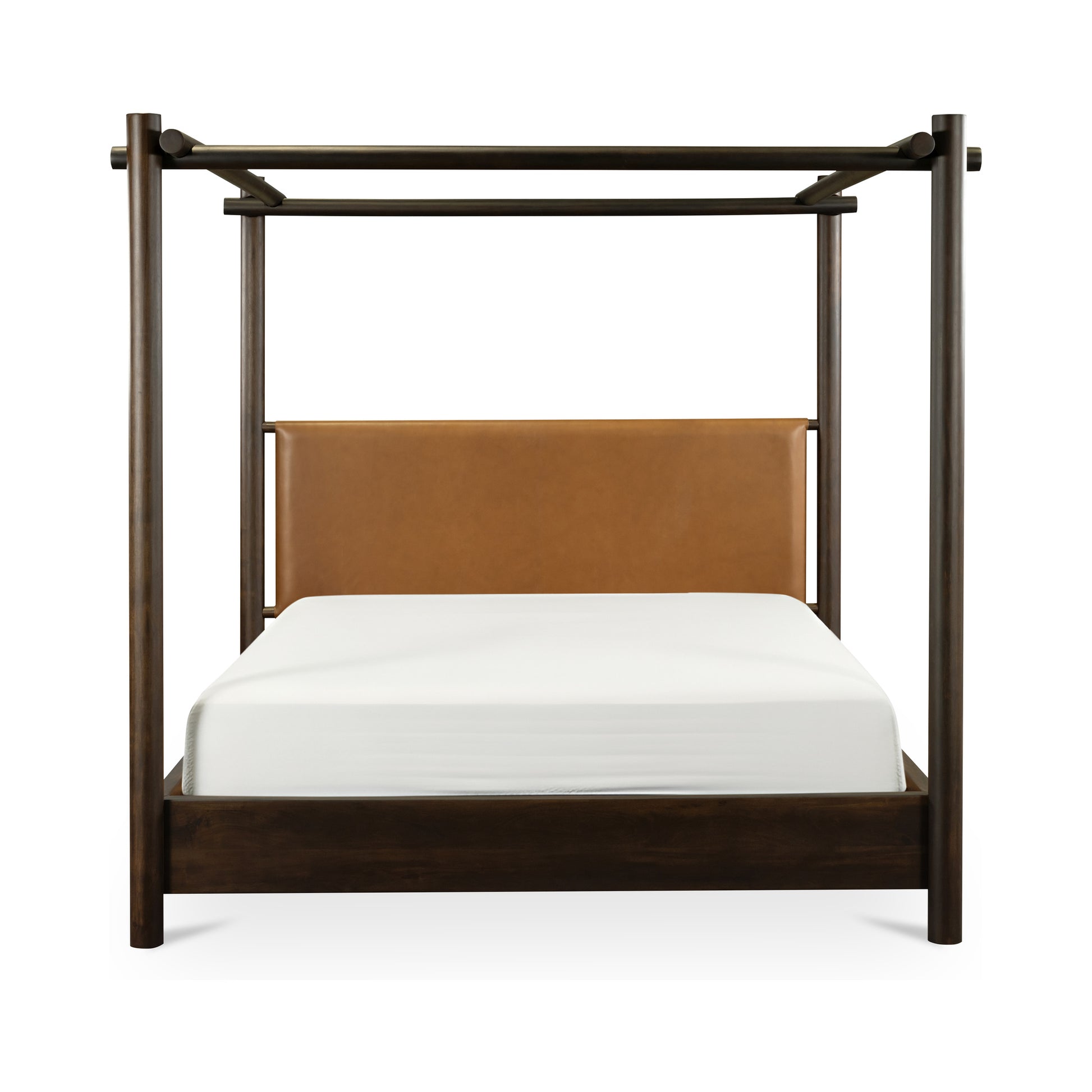 Devin Bed Queen Brown by Moe's Home Collection