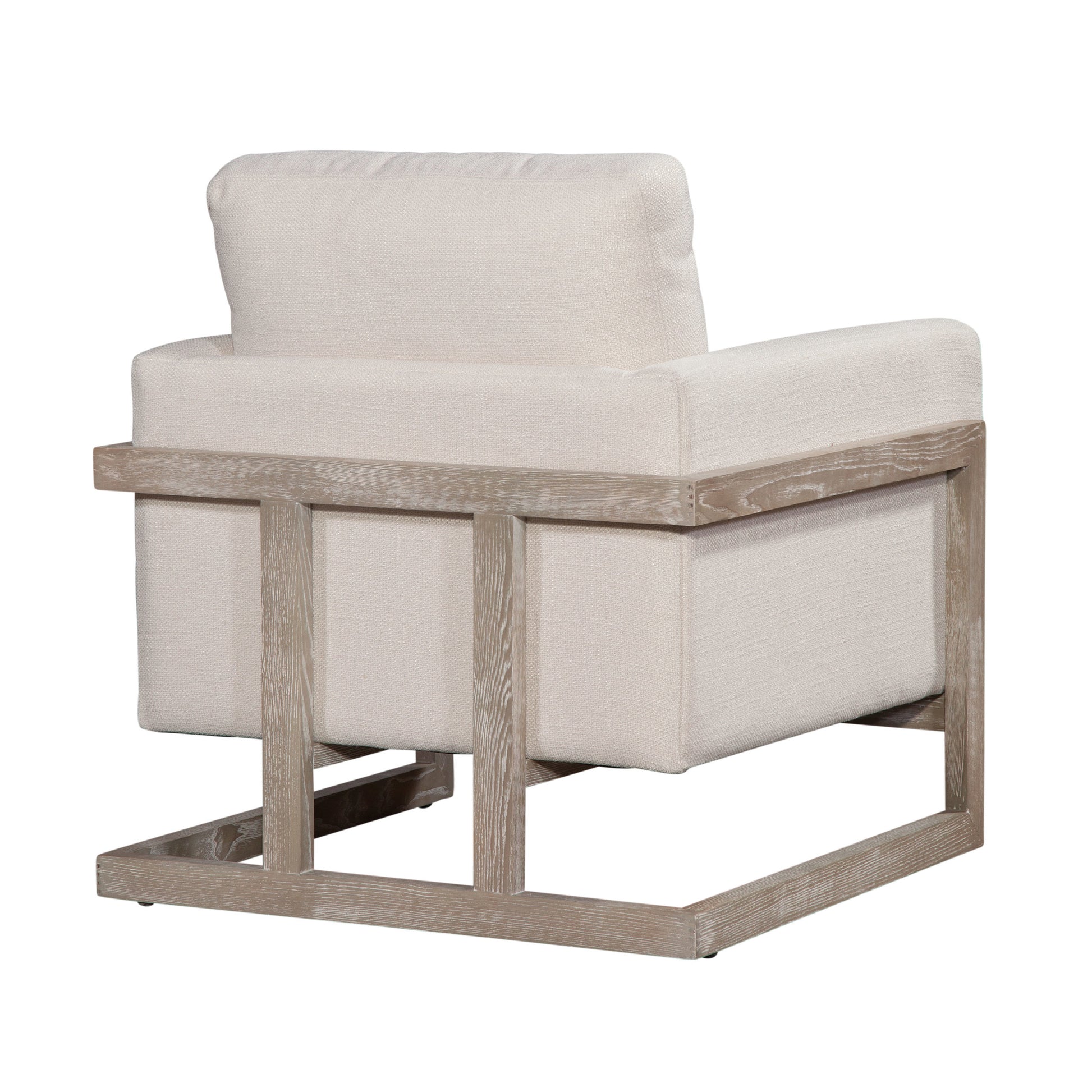 La Cienega Chair in Data Cream (Performance Fabric)