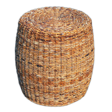 Lanai Banana Leaf  Woven Side Table