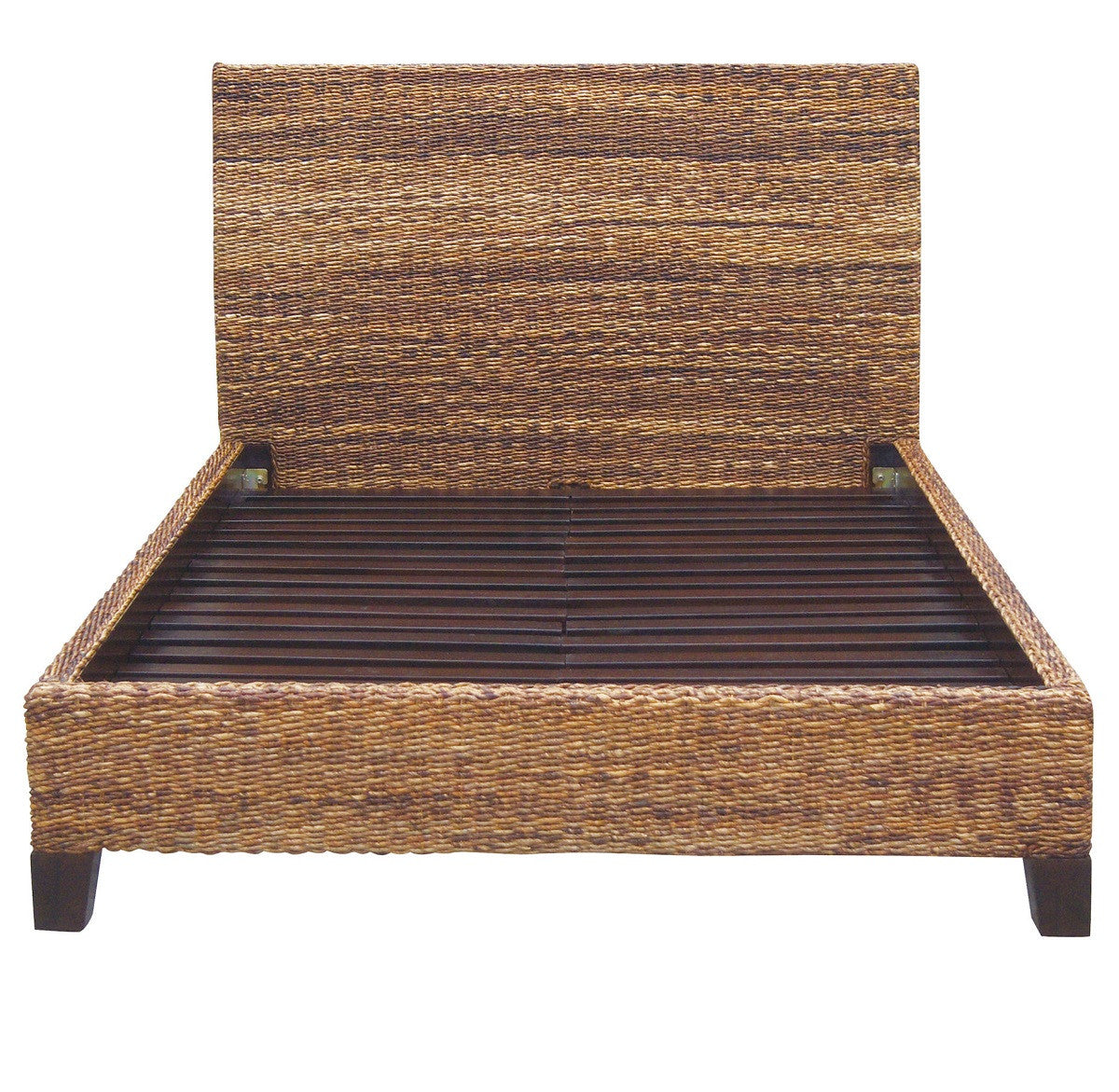 Lanai Banana Leaf  Woven King Bed
