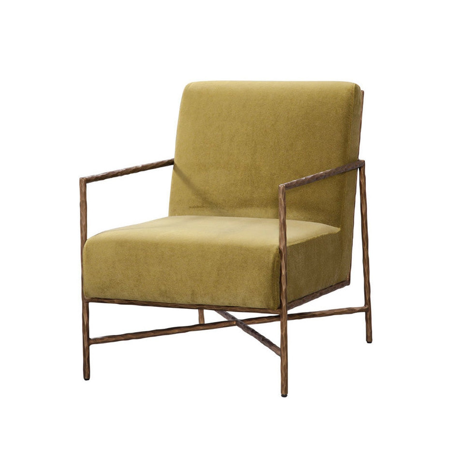 Leo Chair in Anderson Chartreuse
