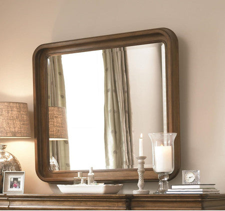 Louis Philippe Solid Wood Bedroom Landscape Mirror