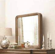 Louis Philippe Solid Wood hanging mirror with jewelry storage