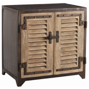 Lyon Shutter Rusted Natural Iron Cabinet