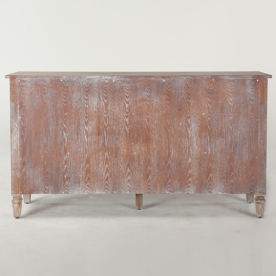 Parisian Vintage Oak 7 Drawer Dresser