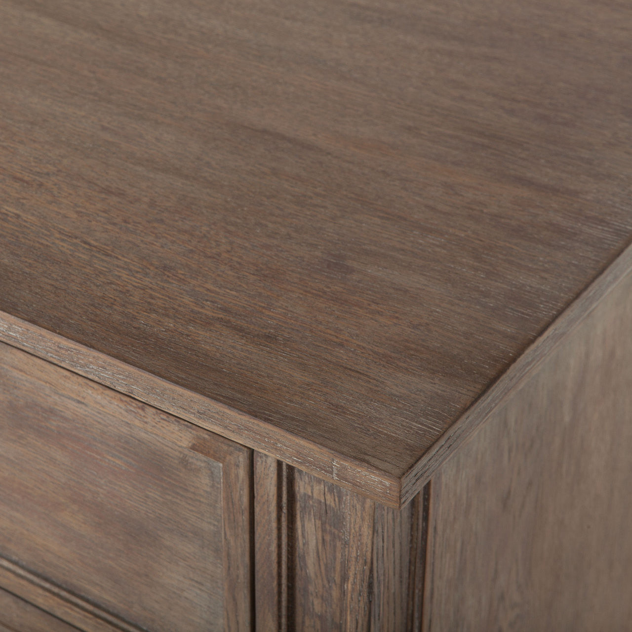 Parisian Vintage Oak 7 Drawer Dresser